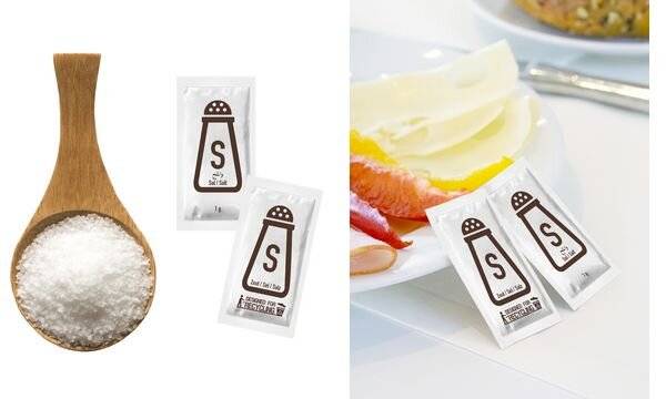 HELLMA Salz-Portion, einzeln verpackt, im Karton (9677053)