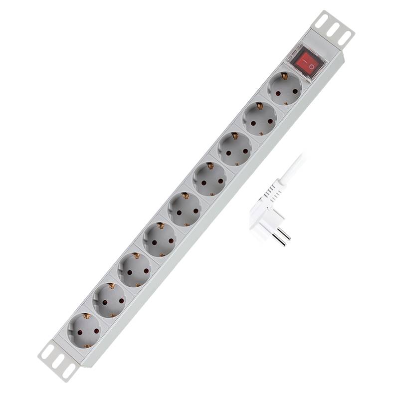 PDU9C04 - 9 AC-Ausgänge - Typ F - 230 V - 50 Hz - 16 A - 3600 W