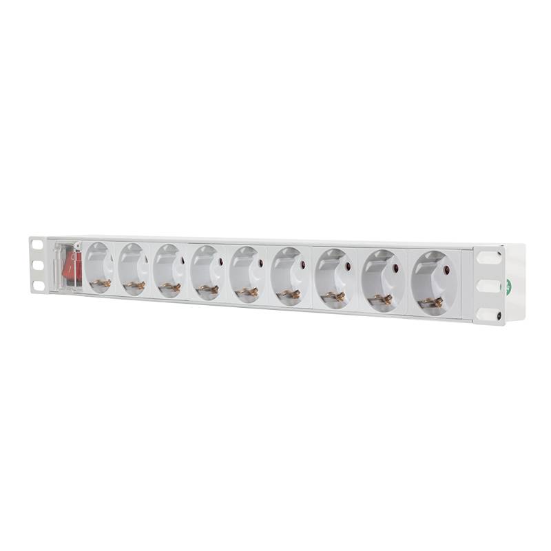 PDU9C04 - 9 AC-Ausgänge - Typ F - 230 V - 50 Hz - 16 A - 3600 W