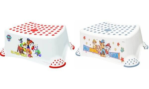 keeeper kids Tritthocker ''tomek Paw Patrol'', weiß mit Aufdruck, Tragkraft: 80 kg, Oberfläche und Füße