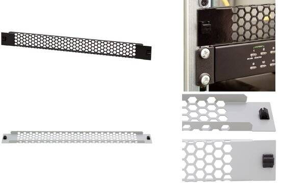 LogiLink 19" Belüftungsblende, werkzeuglos, 1 HE, schwarz (11117822)