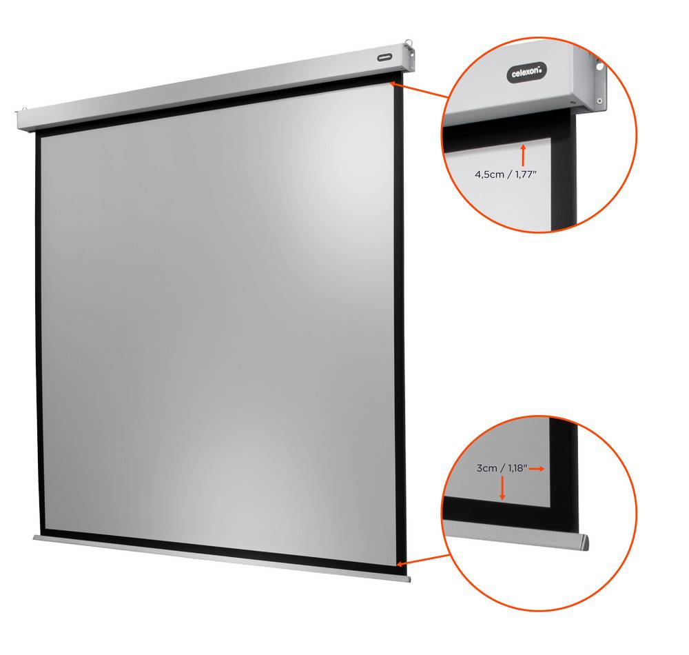 Celexon Motor Professional Plus 1090757 Motorleinwand 160 x 160 cm Bildformat: 1:1