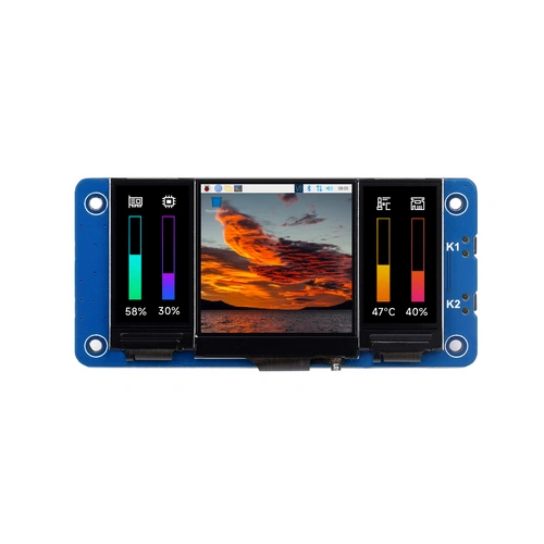 Waveshare Triple IPS LCD Display HAT für Raspberry Pi: 3 Displays, 40PIN, 1,3 Zoll + 2 x 0,96 Zoll Waveshare Triple IPS LCD Display HAT für Raspberry Pi: 3 Displays, 40PIN, 1,3 Zoll + 2 x 0,96 Zoll