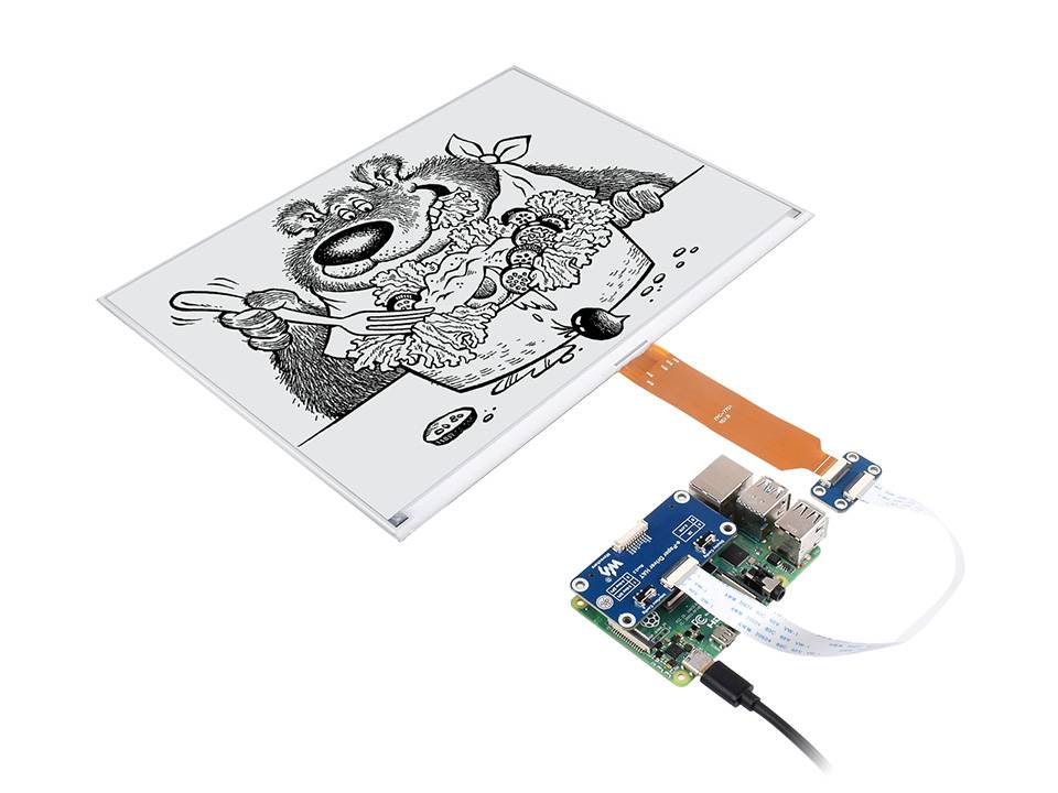 Waveshare 13.3inch e-Paper HAT (K), 1x -04060137087837