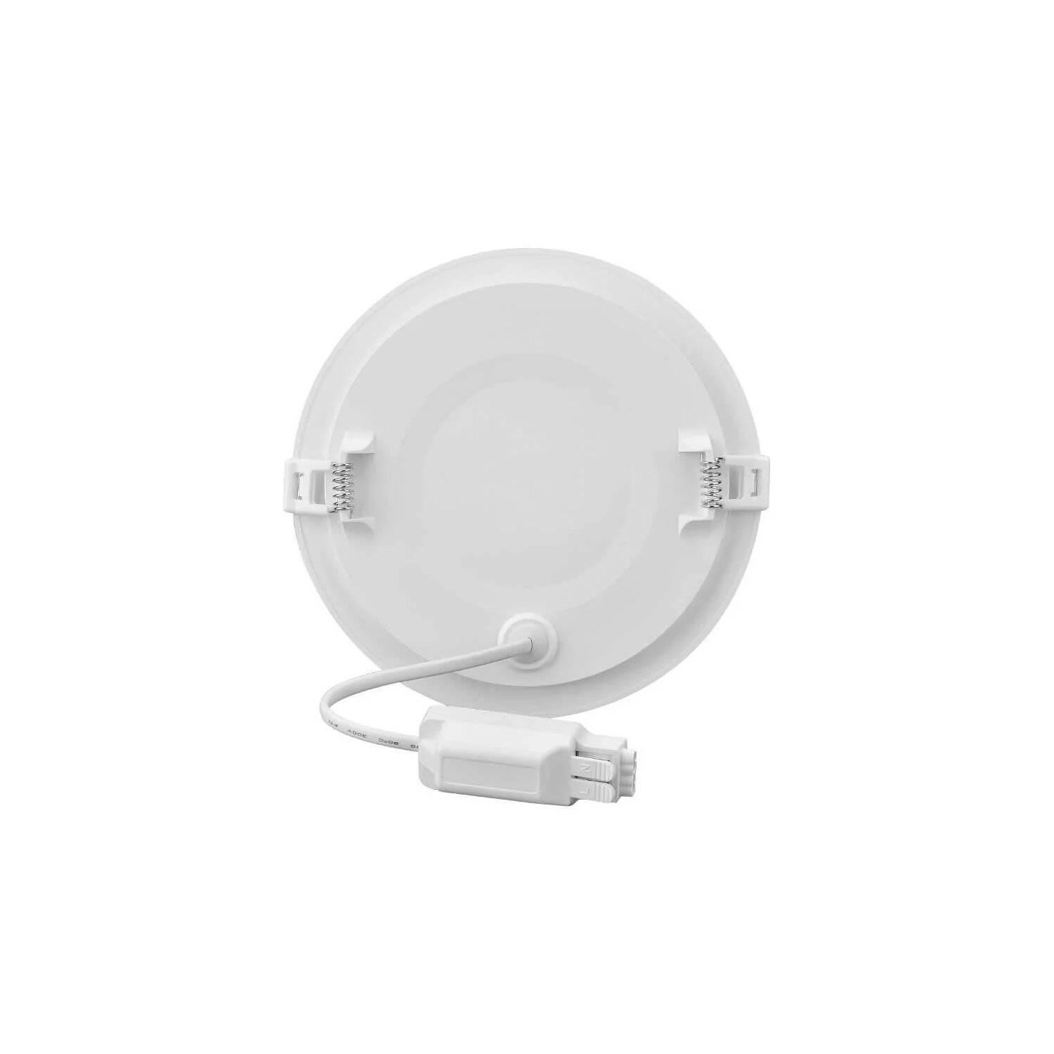 LED Panel Einbauleuchte rund 18W | Dimmbar | IP40 Ø 20,5 cm (deckenausschnitt) | weiß warmweiß (3000 K)