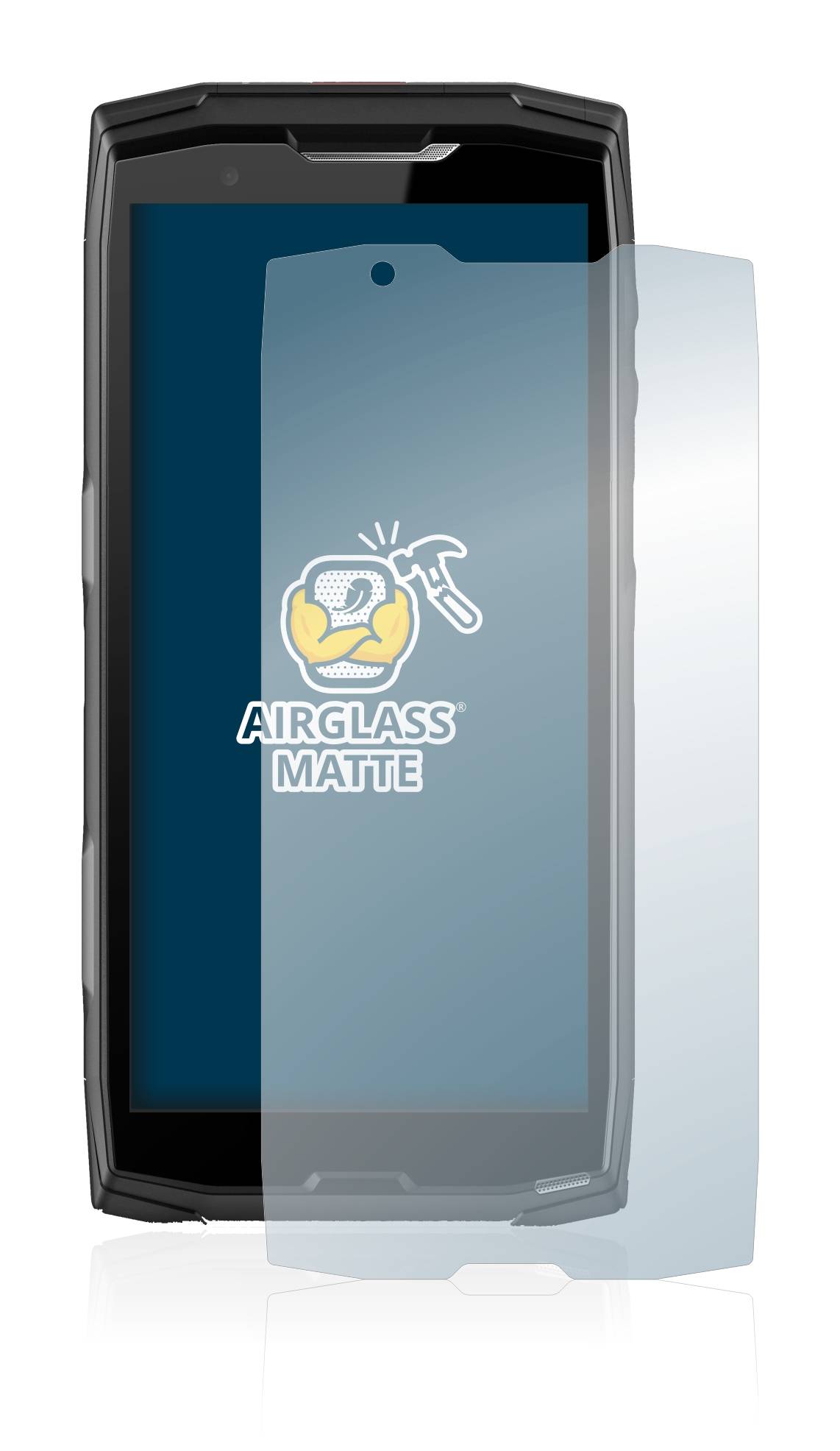 BROTECT AirGlass Flexible Schutz Glas Folie für Crosscall Core-X5 Matt Entspiegelt