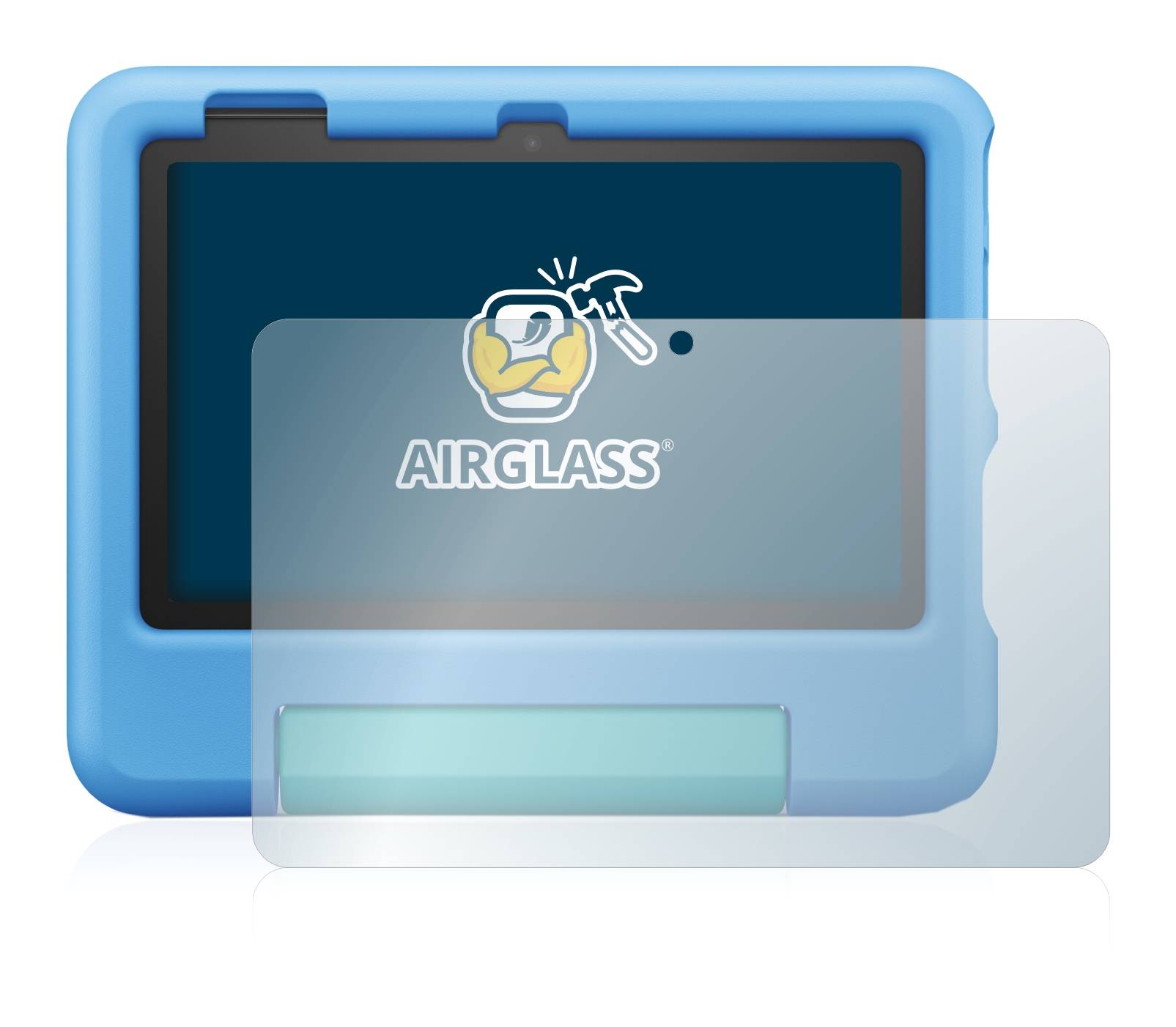 BROTECT AirGlass Flexible Schutz Glas Folie für Amazon Fire 7 Kids 2022 Klar Transparent