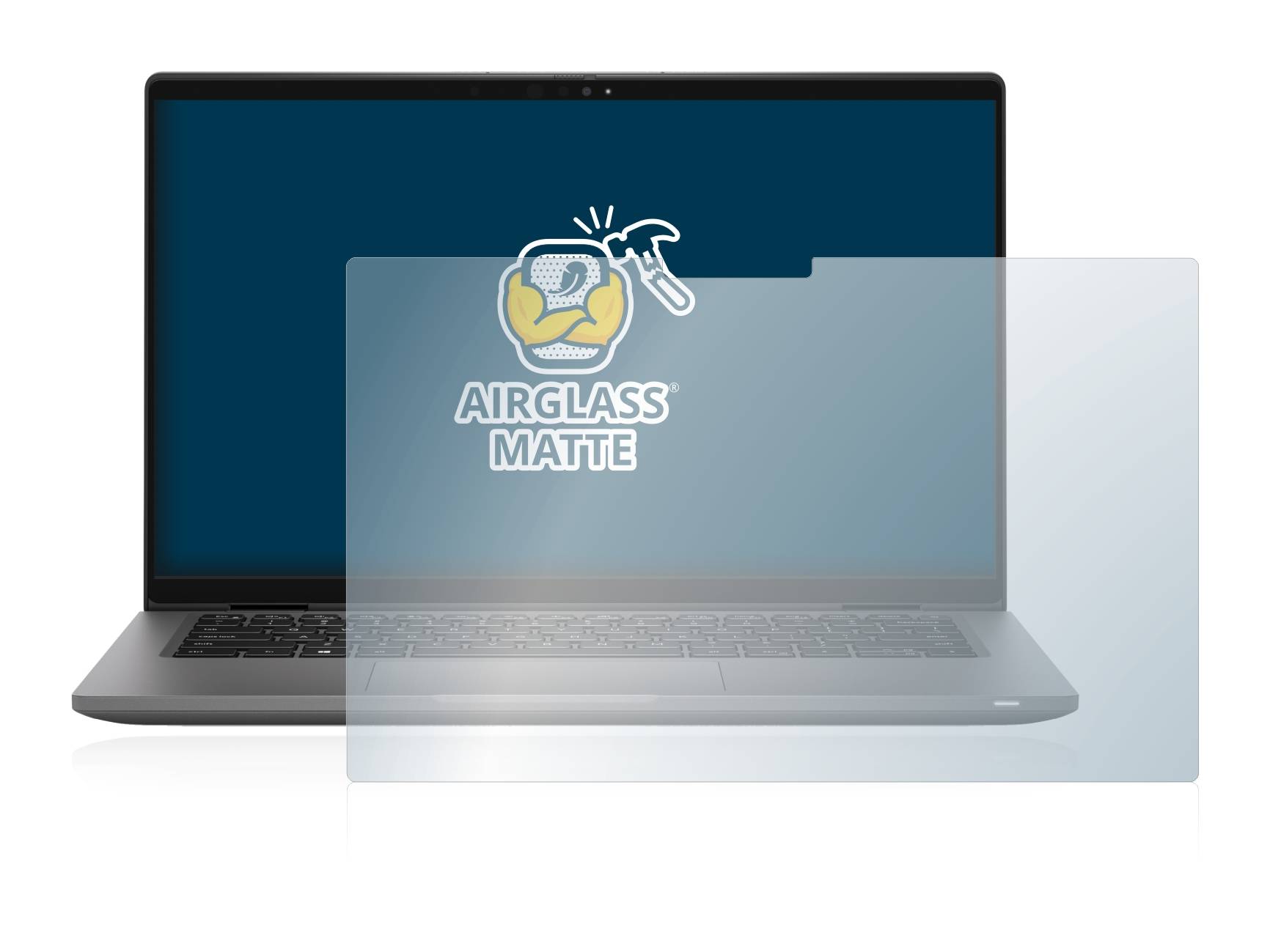 BROTECT AirGlass Flexible Schutz Glas Folie für Dell Latitude 14 7430 2-in-1 Matt Entspiegelt