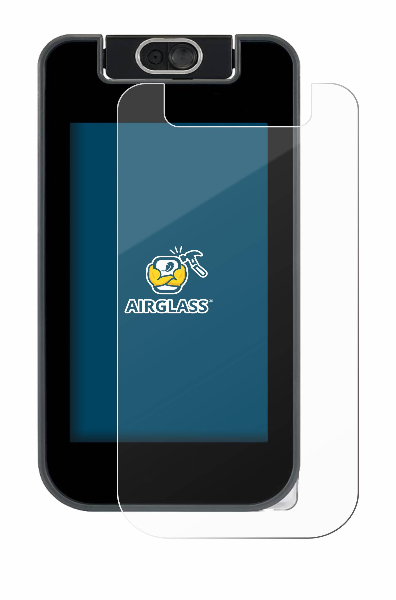 BROTECT AirGlass Flexible Schutz Glas Folie für Vtech KidiBuzz 3 Klar Transparent