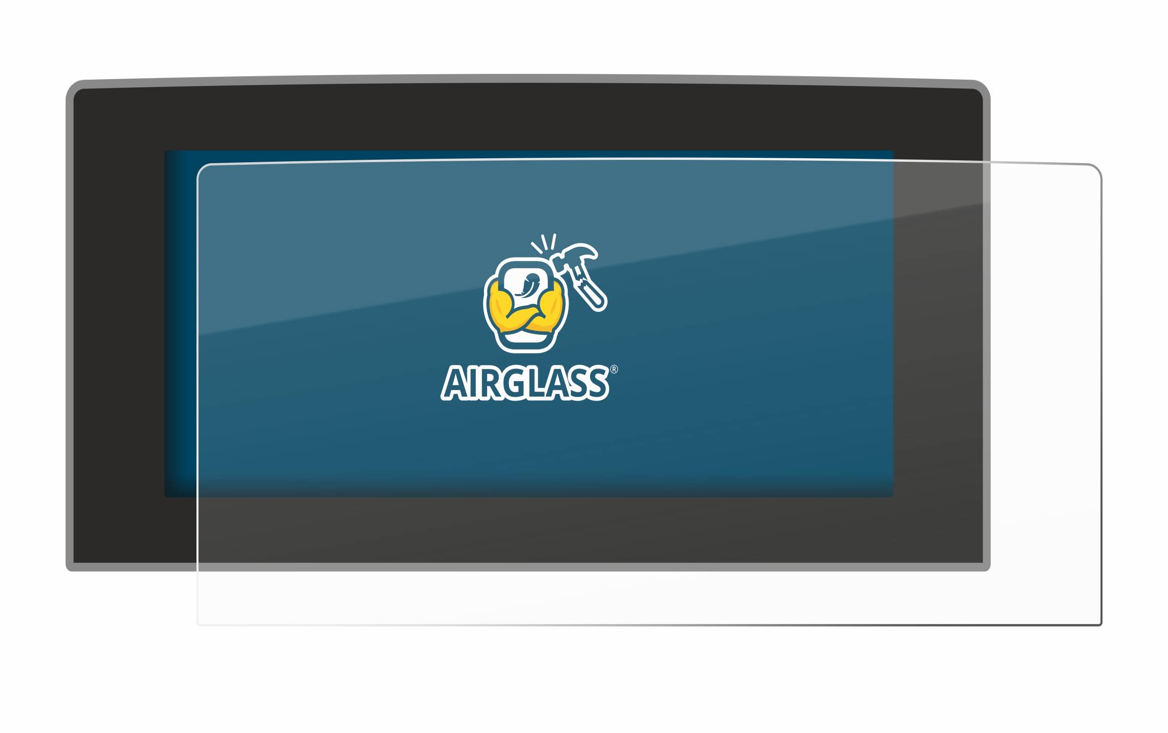 BROTECT AirGlass Flexible Schutz Glas Folie für Ford Focus 2022 Sync 4 13.2" Klar Transparent