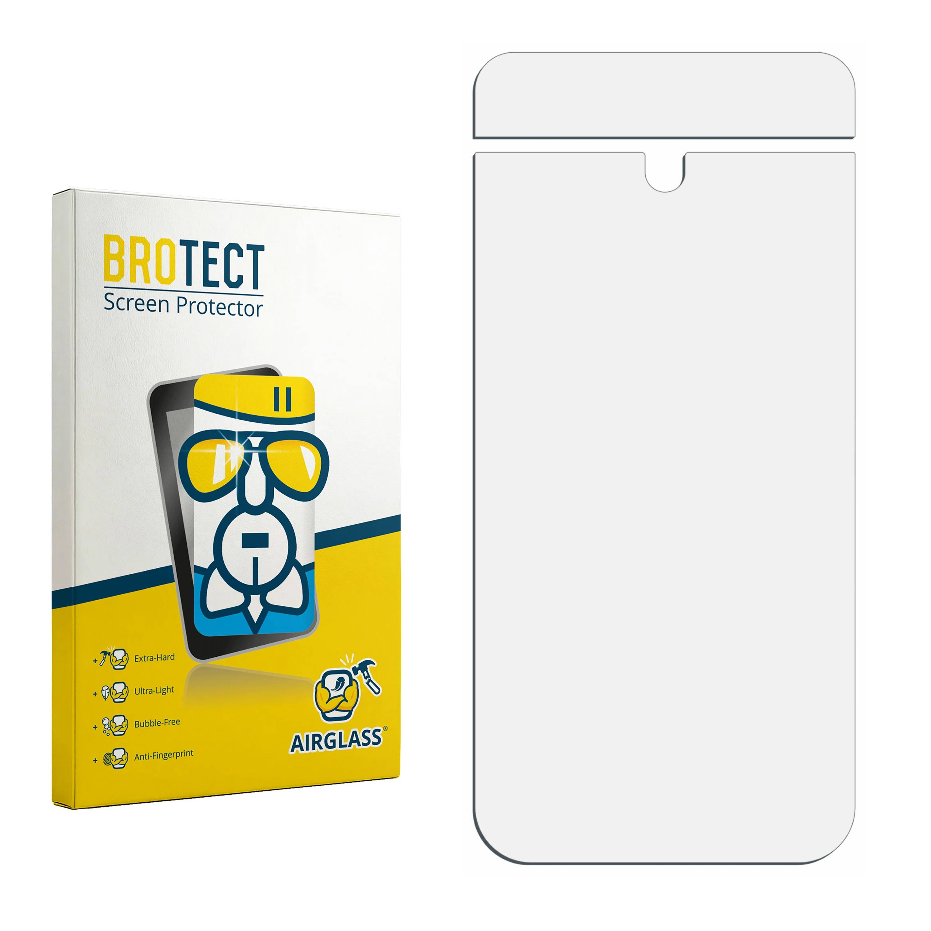 BROTECT AirGlass Flexible Schutz Glas Folie für Pax A920 Klar Transparent