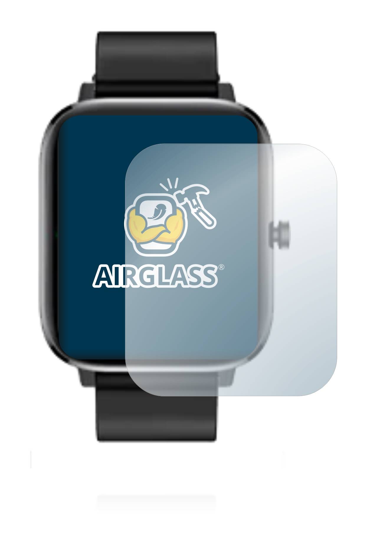BROTECT AirGlass Flexible Schutz Glas Folie für XWatch Pro Elite V3 Klar Transparent