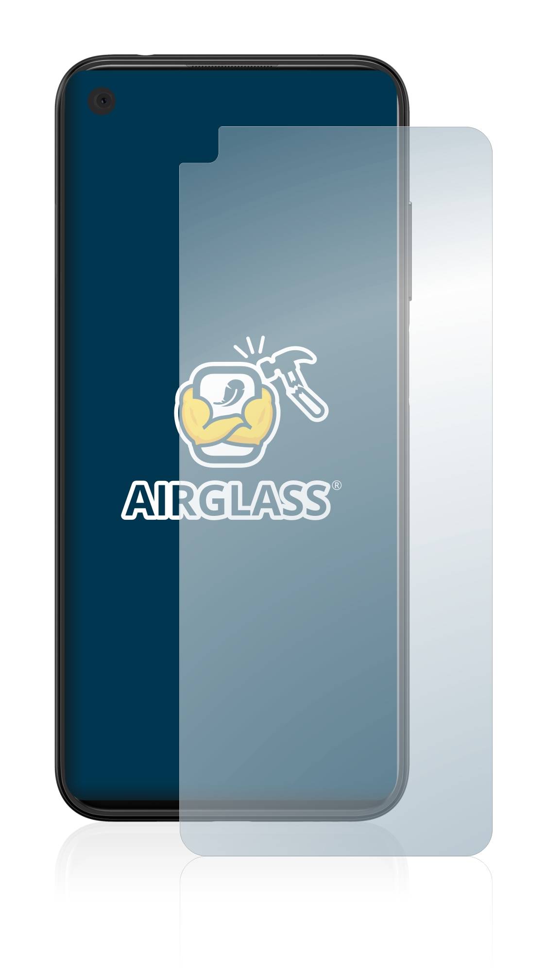 BROTECT AirGlass Flexible Schutz Glas Folie für HTC Desire 22 Pro Klar Transparent