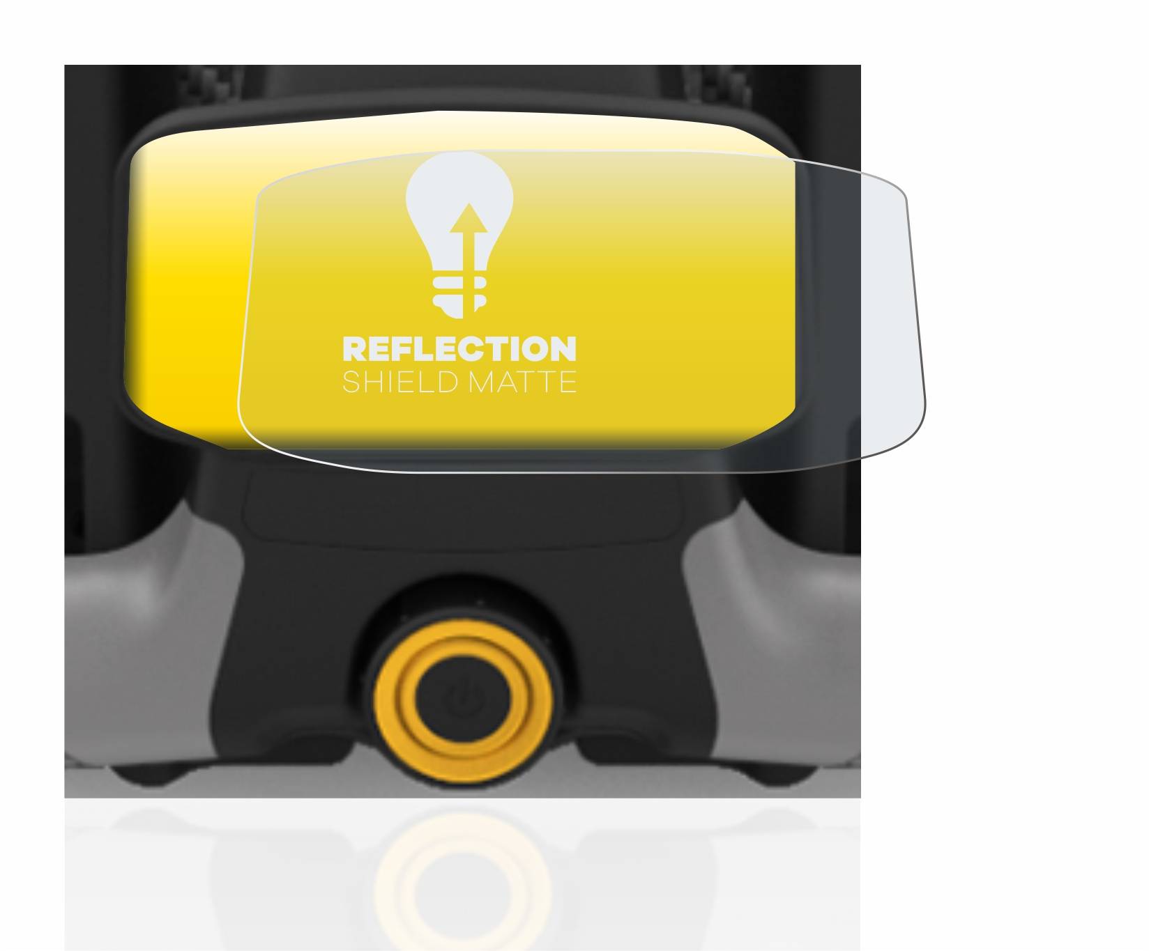 upscreen Reflection Shield Matte Premium Displayschutzfolie für PowaKaddy