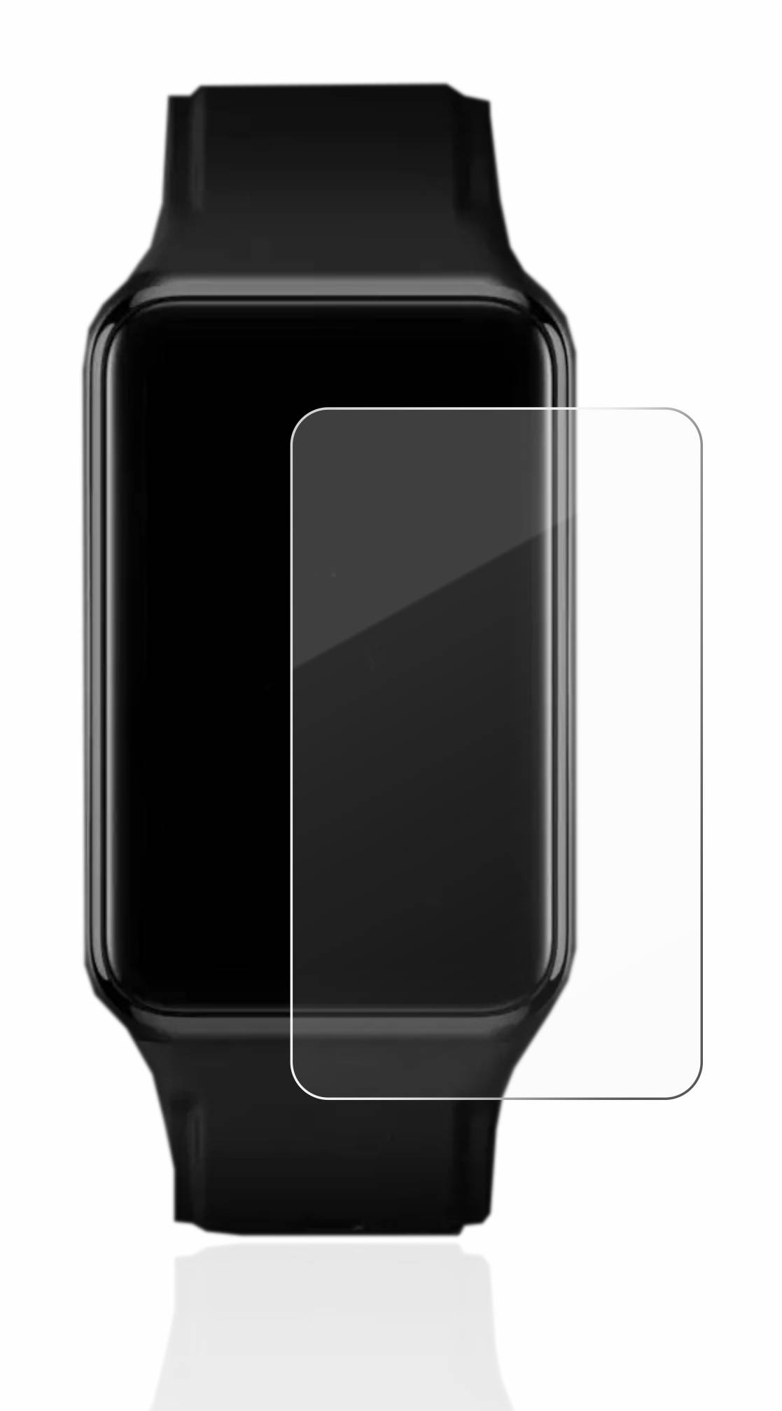 BROTECT AirGlass Flexible Schutz Glas Folie für Oppo Watch Free Klar Transparent