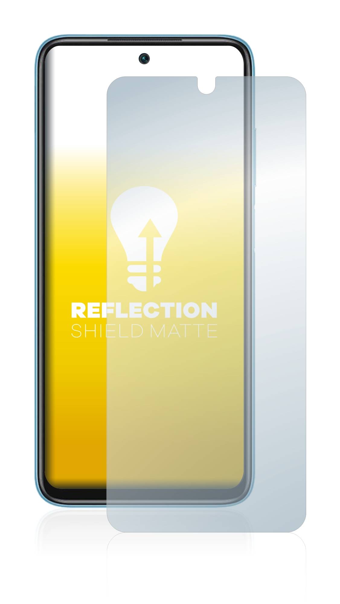 upscreen Schutzfolie für Xiaomi Redmi 10 (2022) Folie Matt Entspiegelt Anti-Reflex