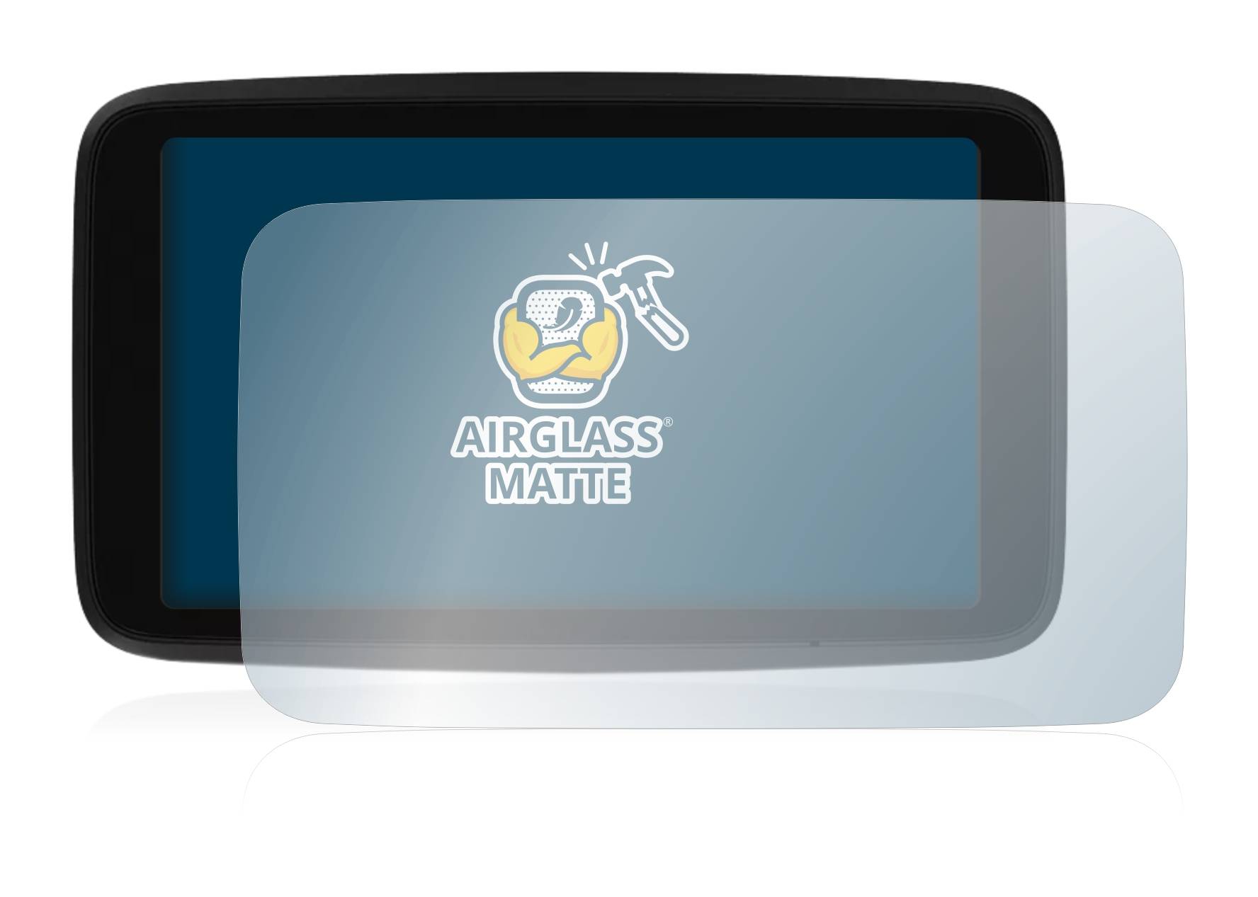 BROTECT AirGlass Flexible Schutz Glas Folie für TomTom Go Discover 5" Matt Entspiegelt