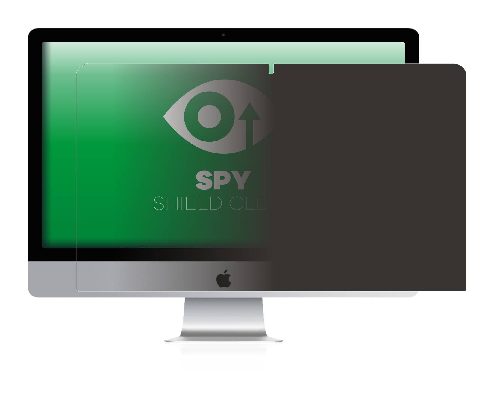 upscreen Spy Shield Clear Premium Blickschutzfolie für Apple iMac 21.5