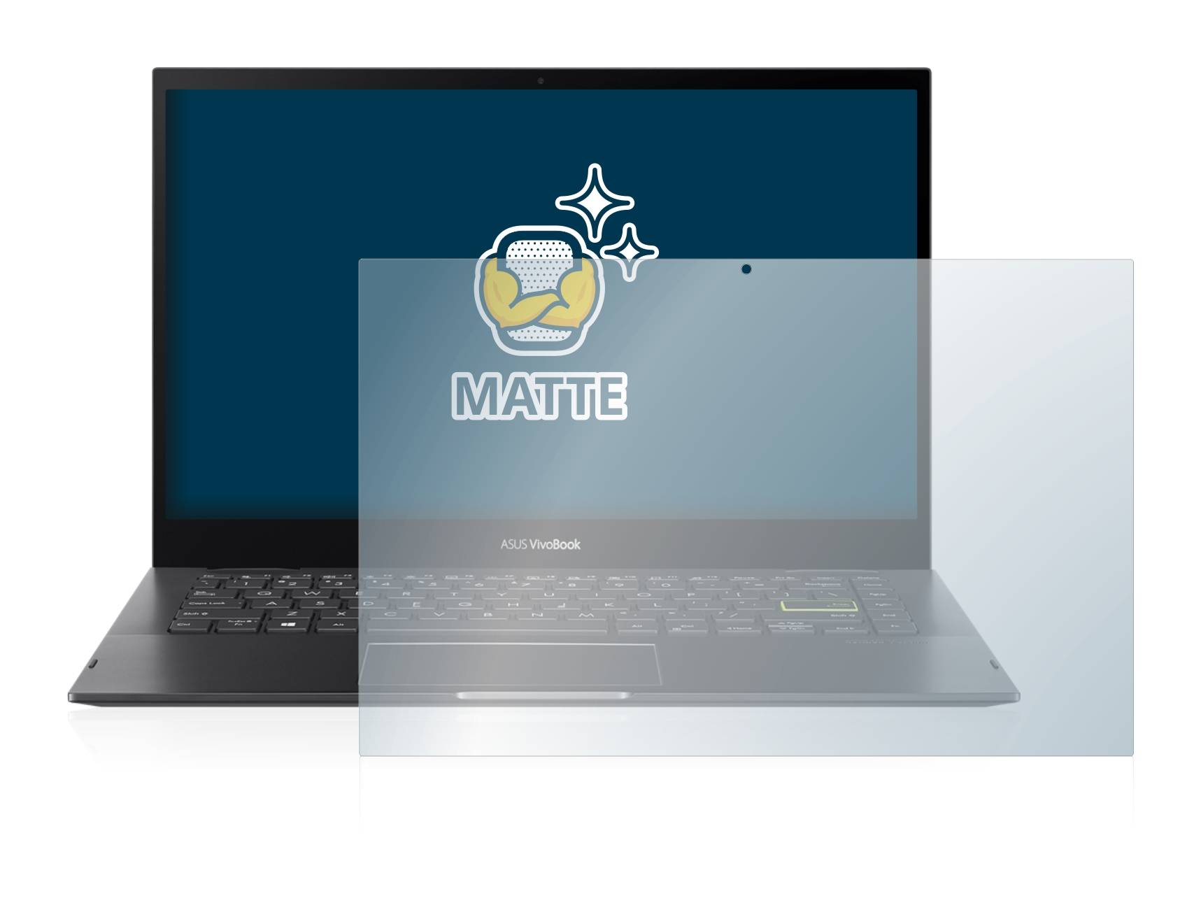 BROTECT Schutzfolie für ASUS VivoBook Flip 14 TP470 Folie Matt Entspiegelt