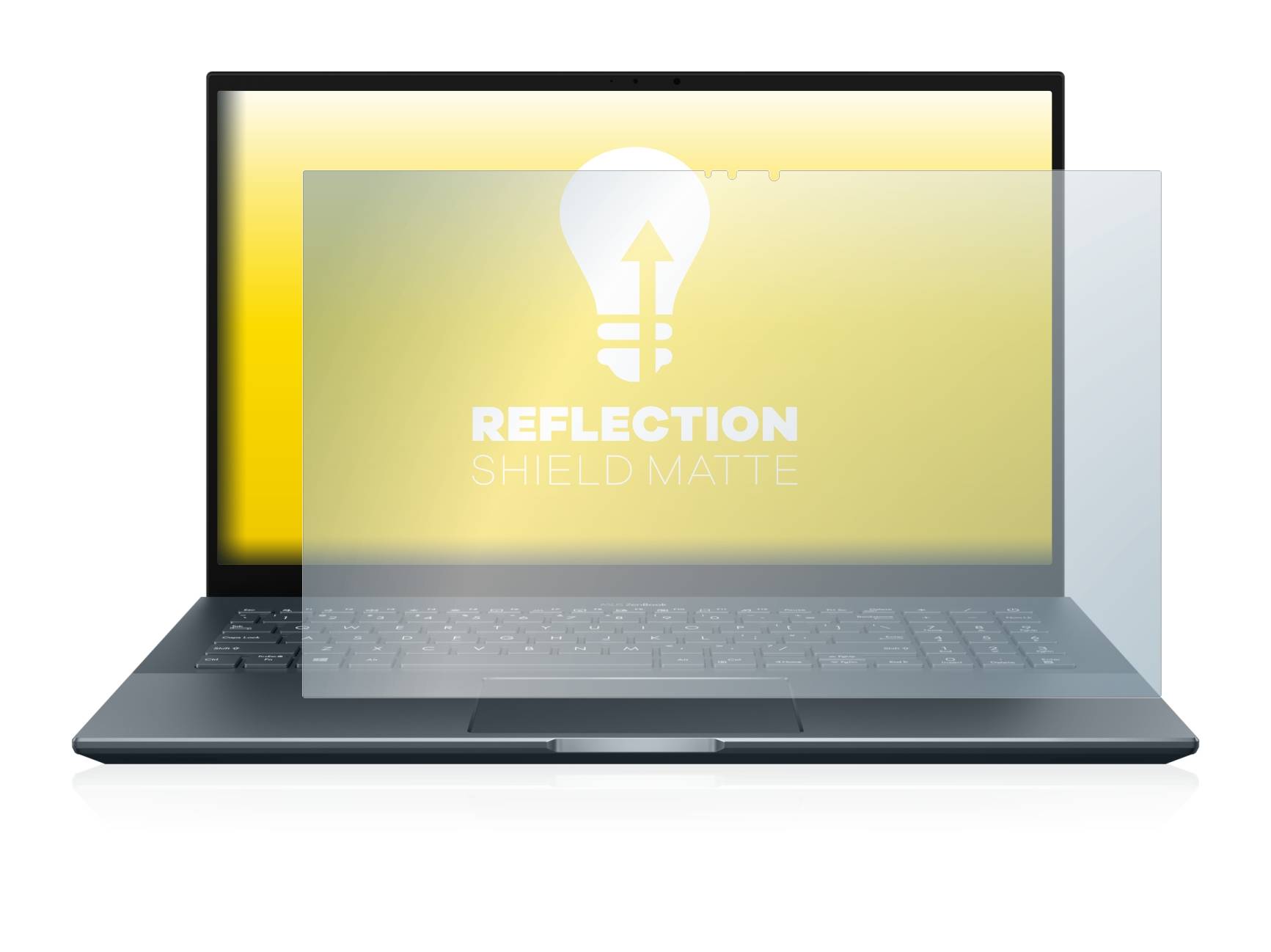 upscreen Reflection Shield Matte Premium Displayschutzfolie für Asus ZenBook Pro 15