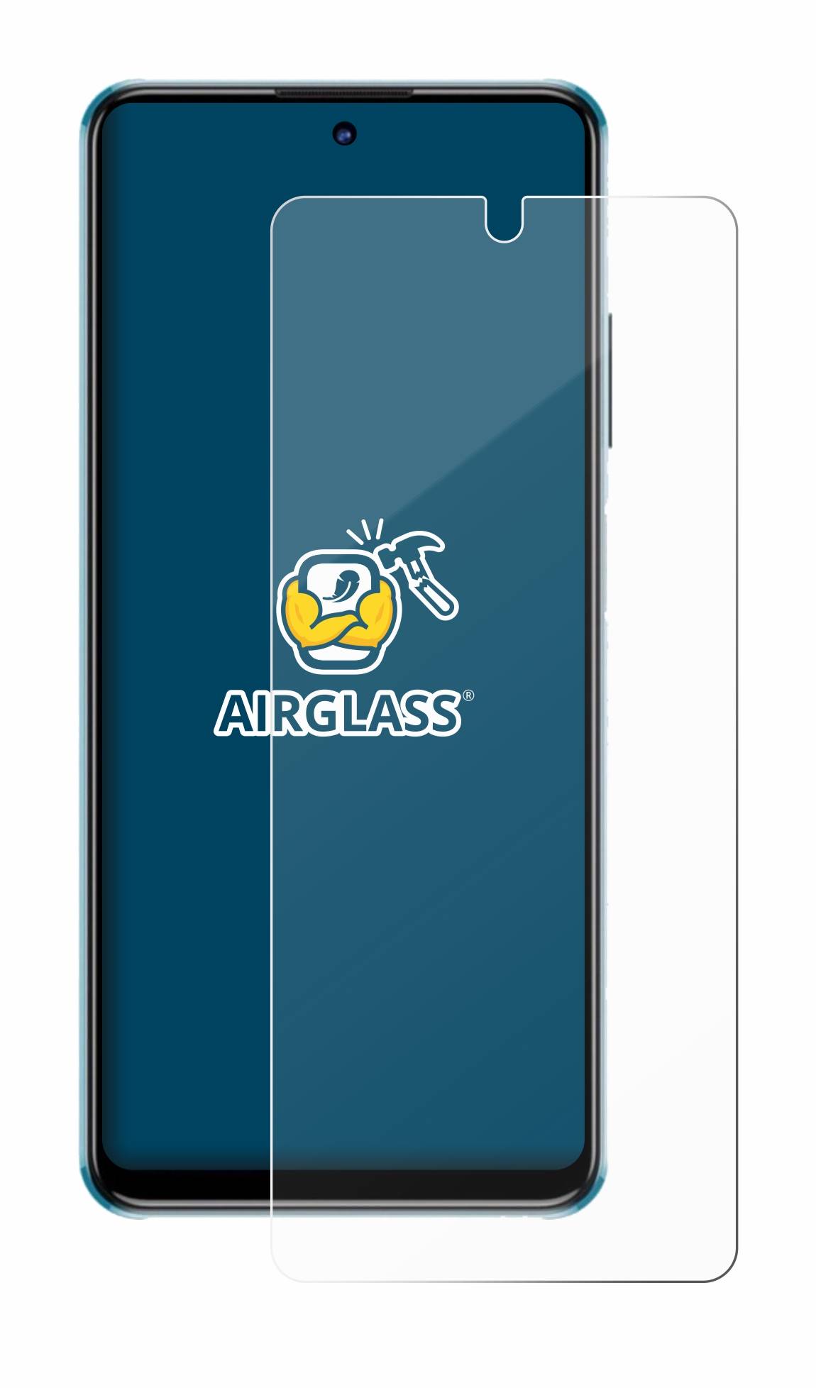 BROTECT AirGlass Flexible Schutz Glas Folie für ZTE Blade V30 Klar Transparent