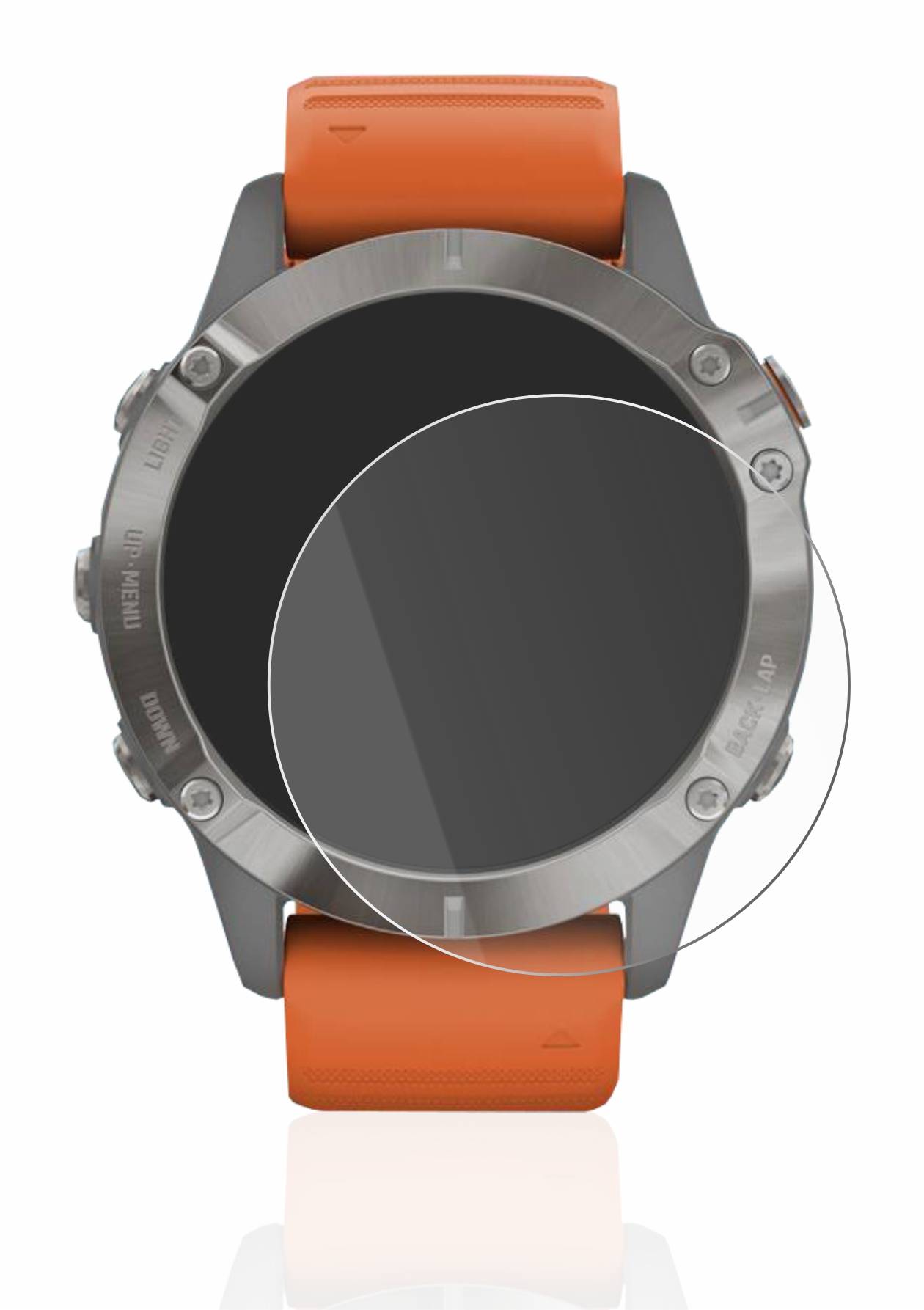 BROTECT AirGlass Flexible Schutz Glas Folie für Garmin Fenix 6 / 6 Pro / 6 Pro Solar Klar Transparent