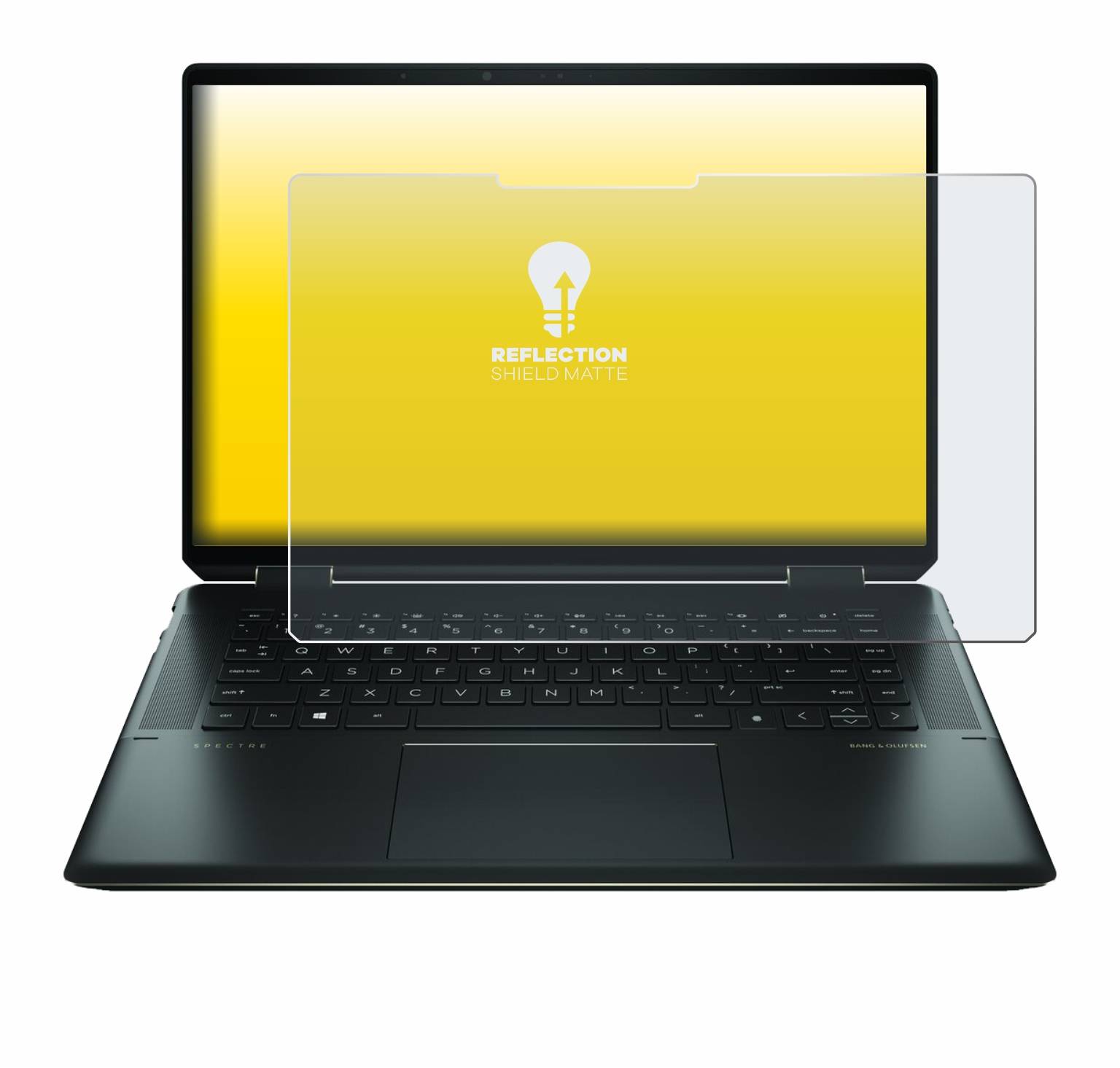 upscreen Schutzfolie für HP Spectre x360 16" 2-in-1 2021 Folie Matt Entspiegelt Anti-Reflex
