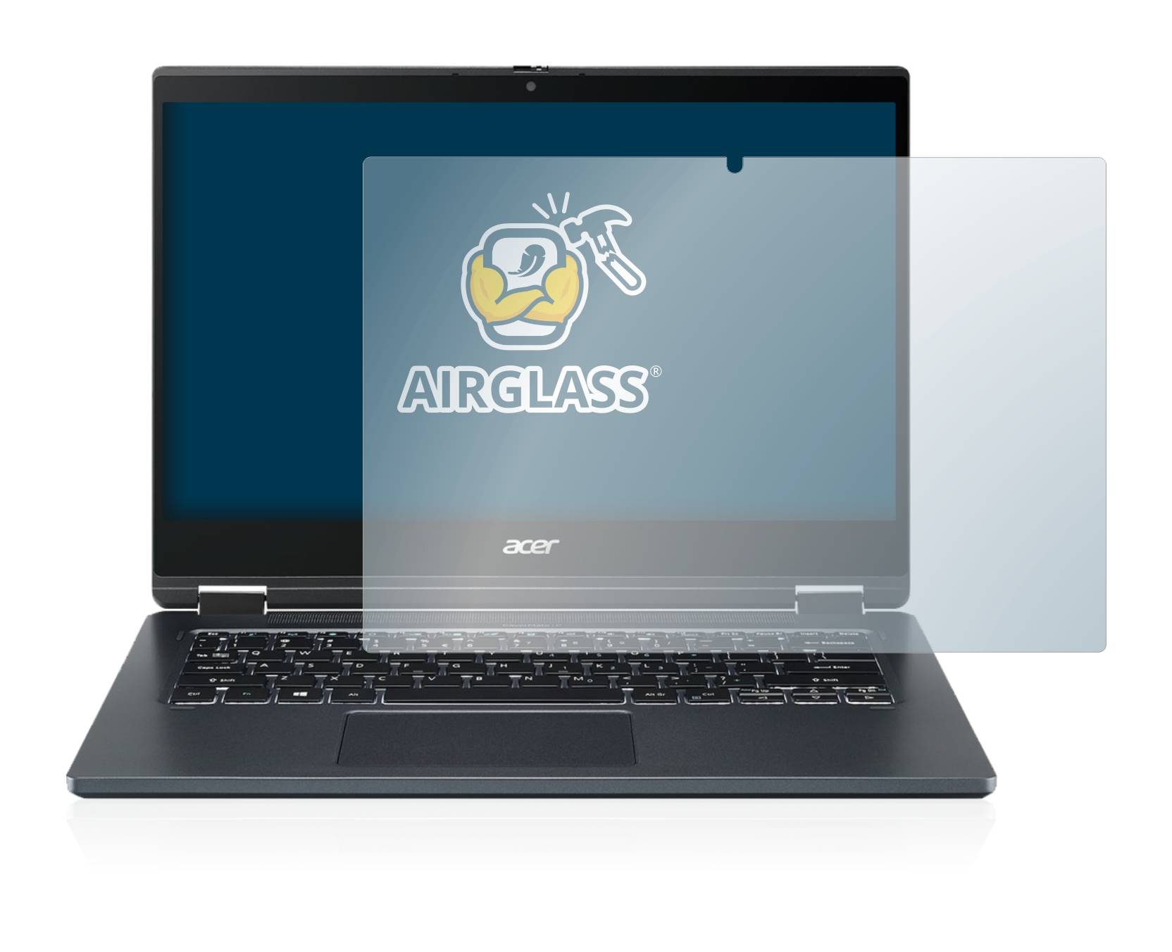 BROTECT AirGlass Schutzglas Folie für Acer TravelMate Spin