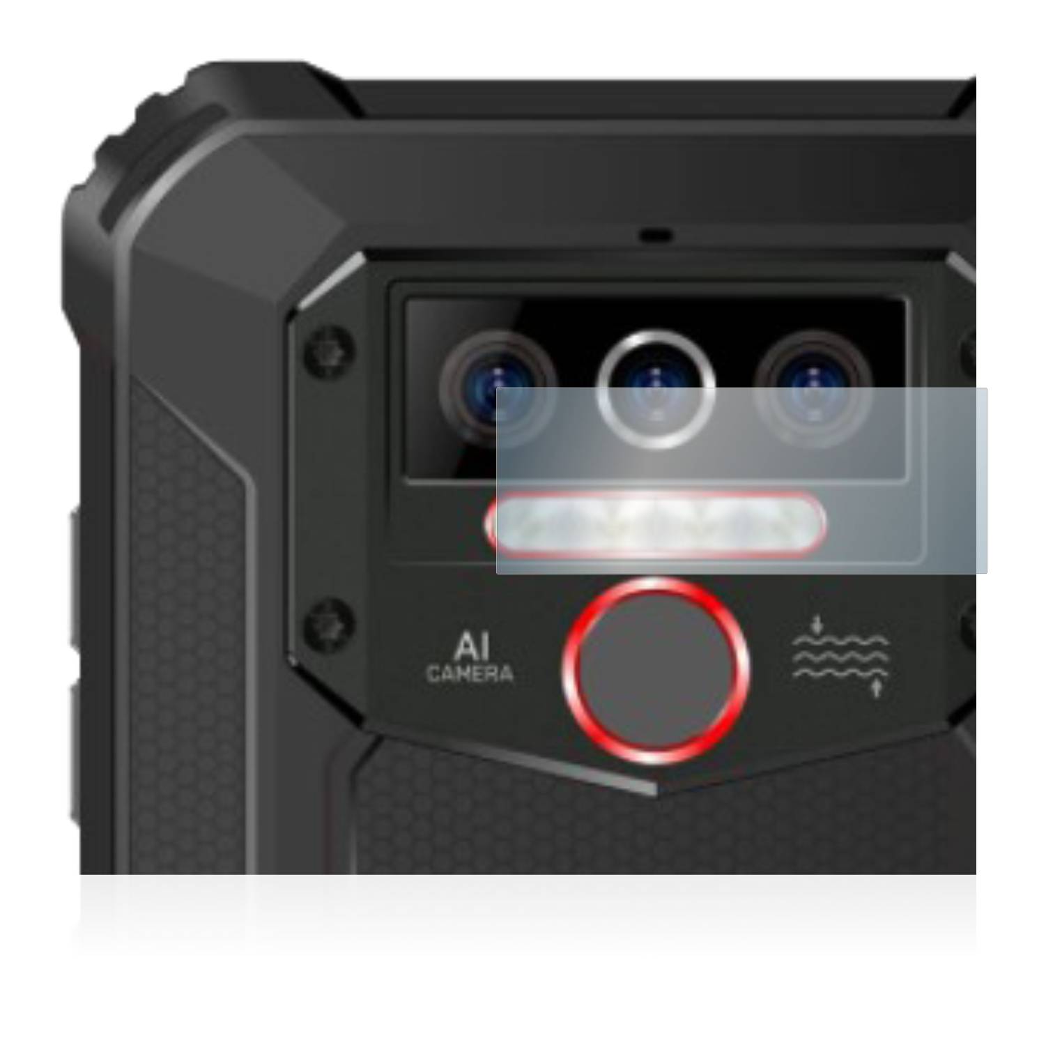 BROTECT AirGlass Flexible Schutz Glas Folie für Oukitel WP5 Pro (NUR Kameraschutz) Klar Transparent