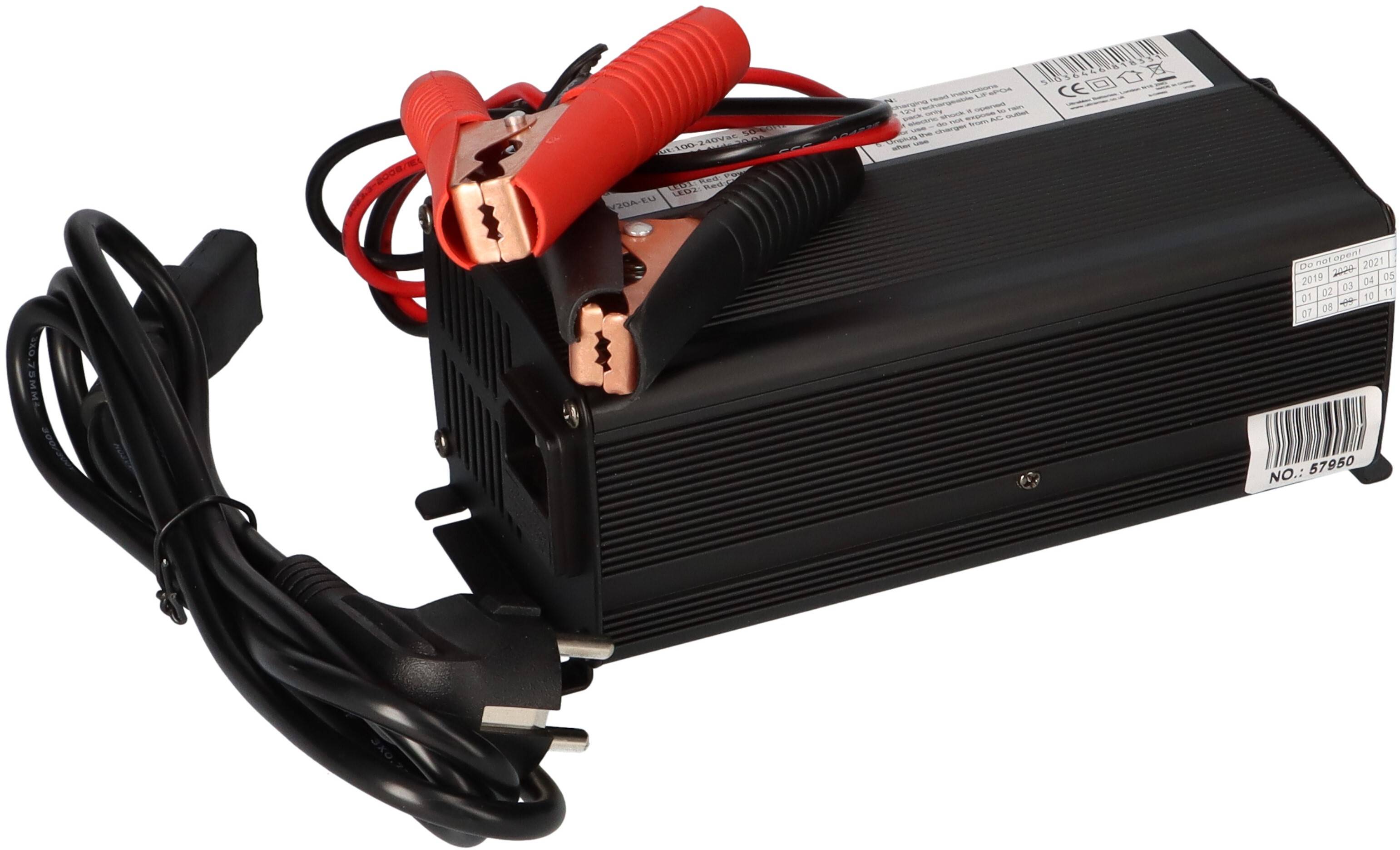 Kraftmax Ladegerät 12V 20A für LiFePO4 Akkus