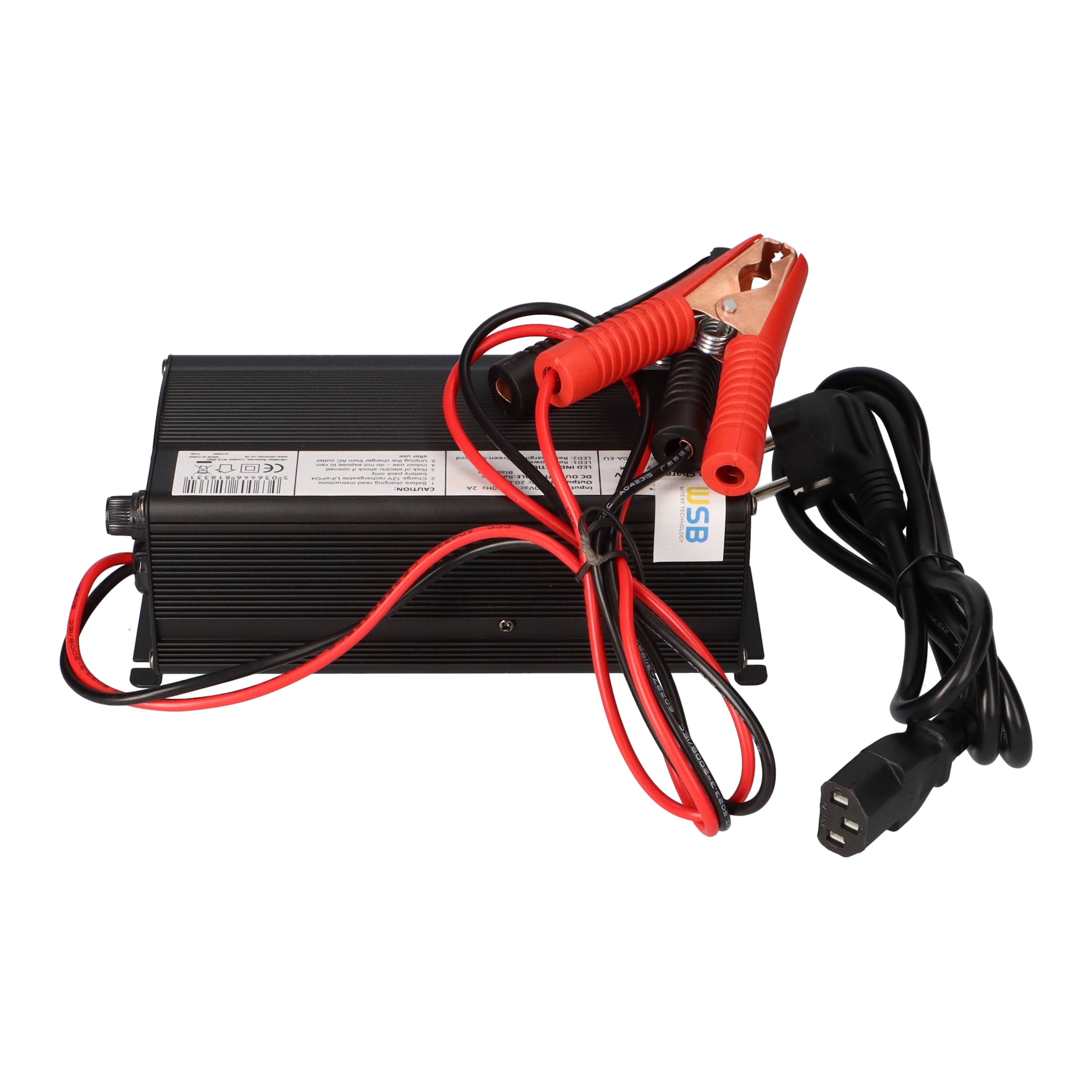 Kraftmax Ladegerät 12V 20A für LiFePO4 Akkus