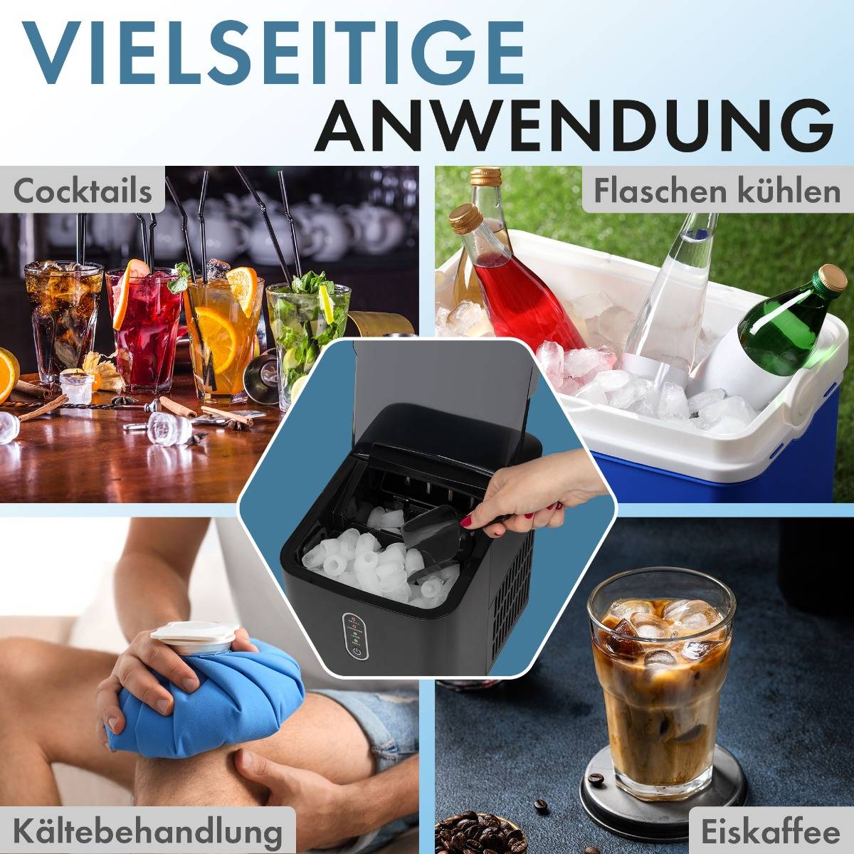 Clatronic Eiswürfelbereiter EWB 3798 schwarz