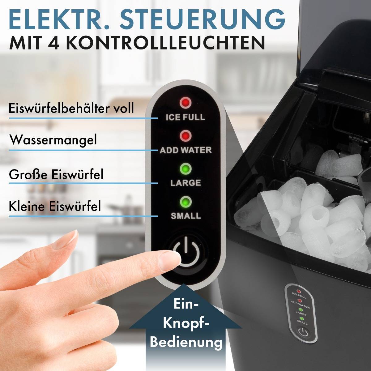 Clatronic Eiswürfelbereiter EWB 3798 schwarz