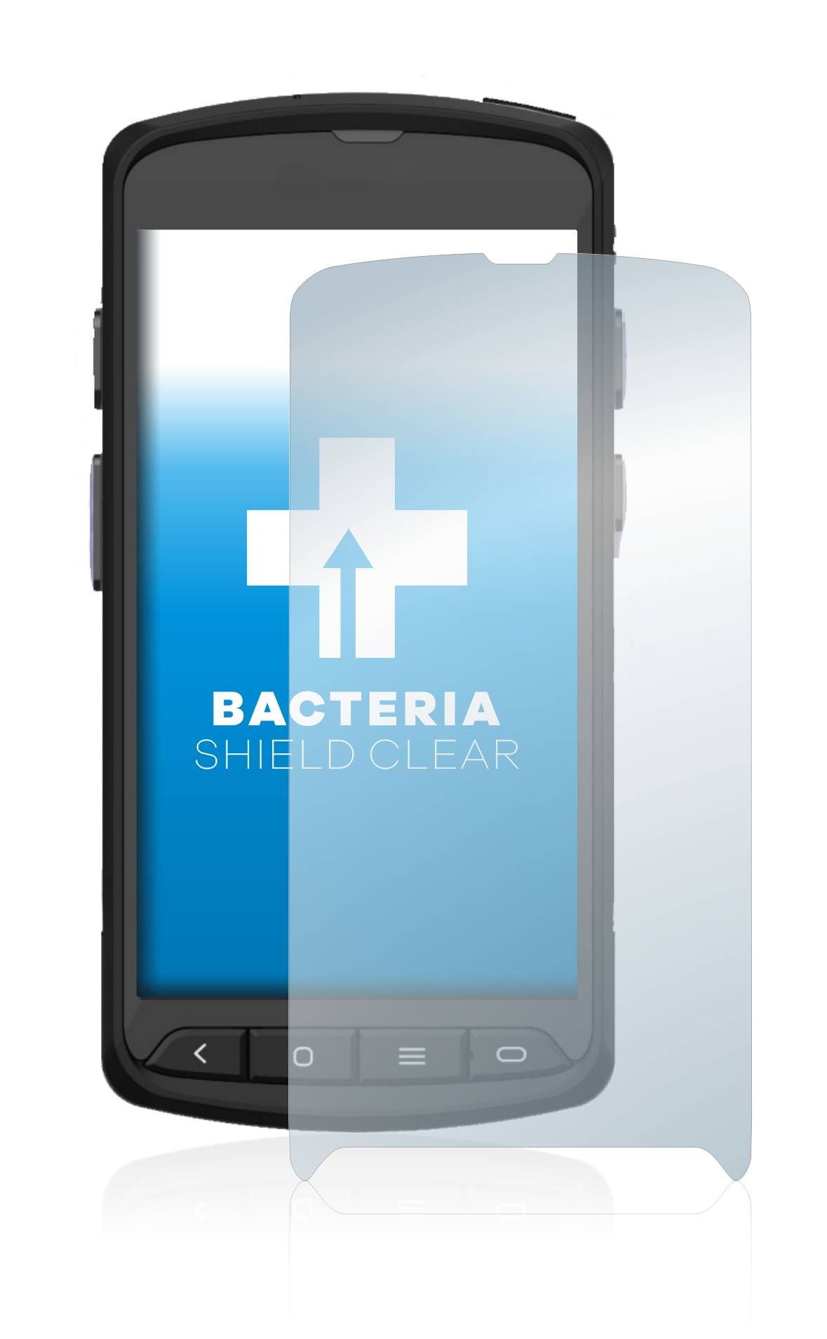 upscreen Bacteria Shield Clear Premium Antibakterielle Displayschutzfolie für M3 Mobile SM