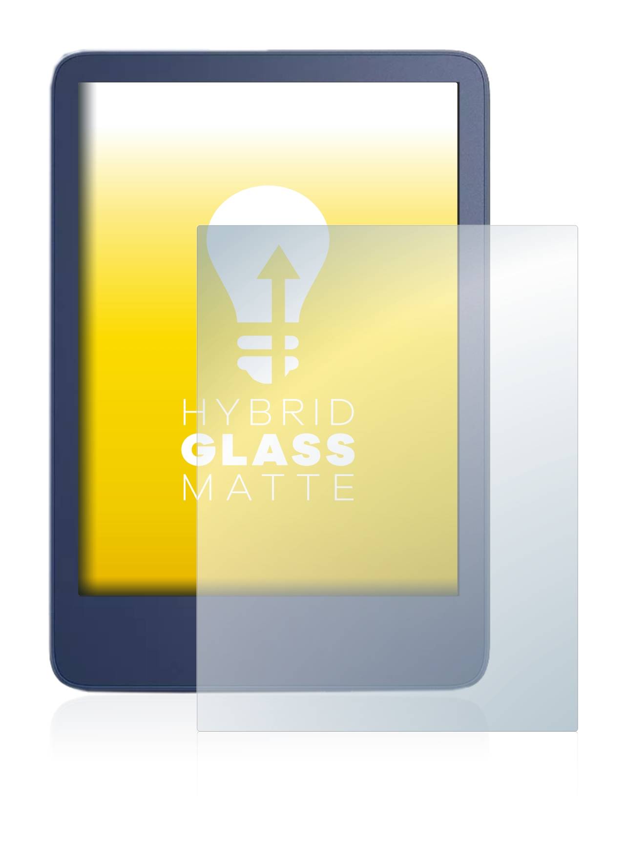upscreen Hybrid Glass Matte Premium Schutzglas Folie für Amazon Kindle Reader