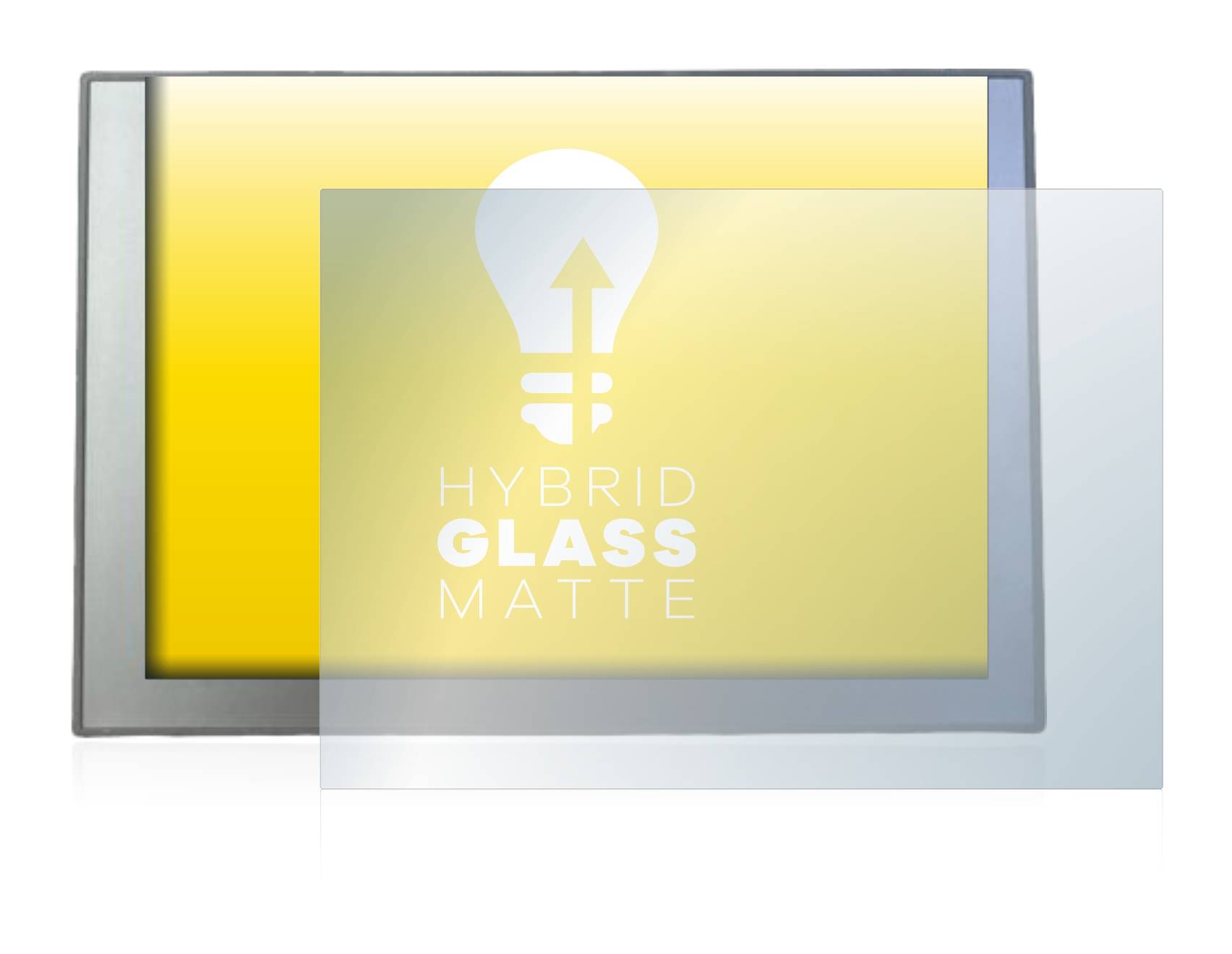 upscreen Hybrid Glass Matte Premium Schutzglas Folie für Siemens TP 900 Comfort