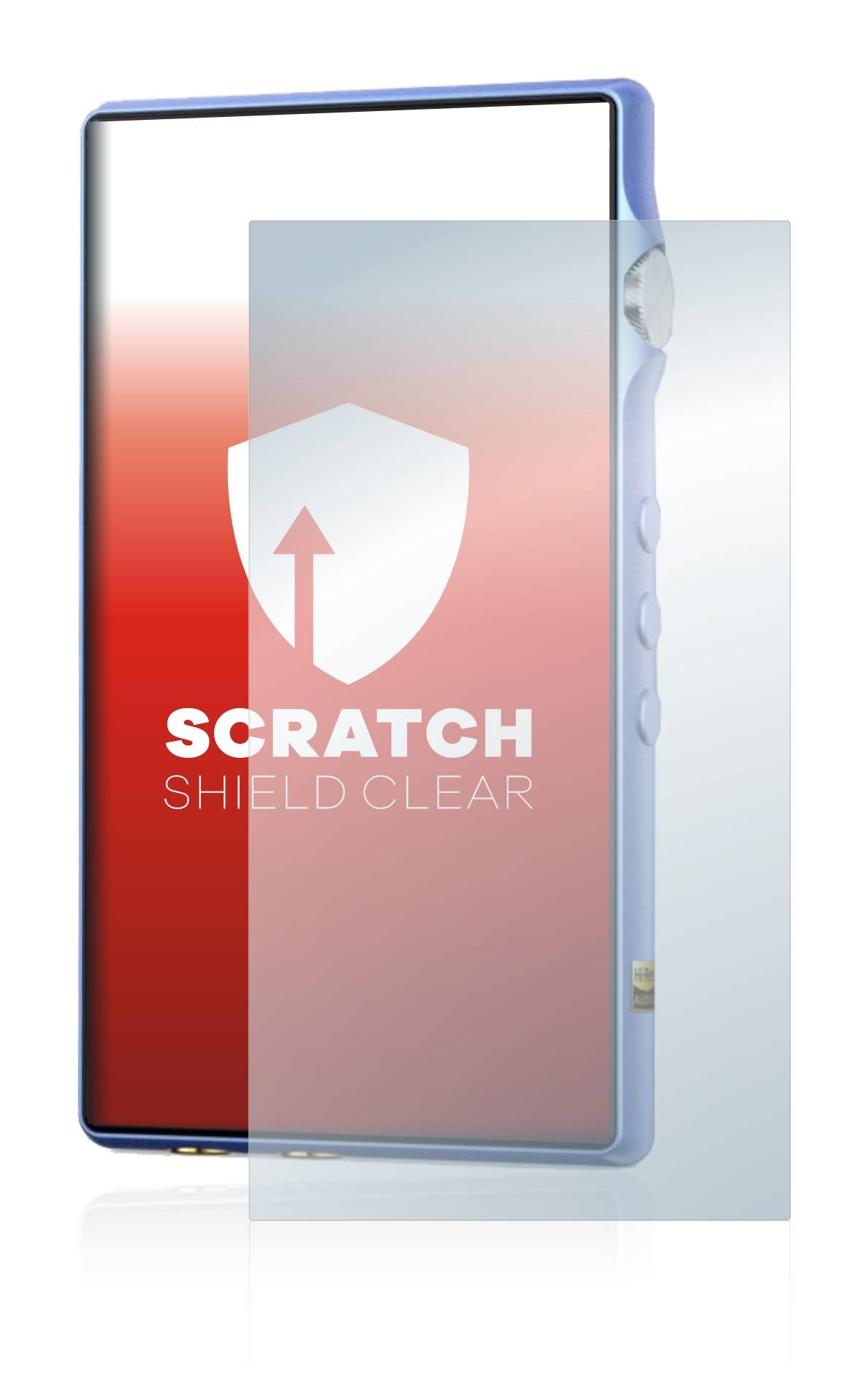 upscreen Scratch Shield Clear Premium Displayschutzfolie für iBasso