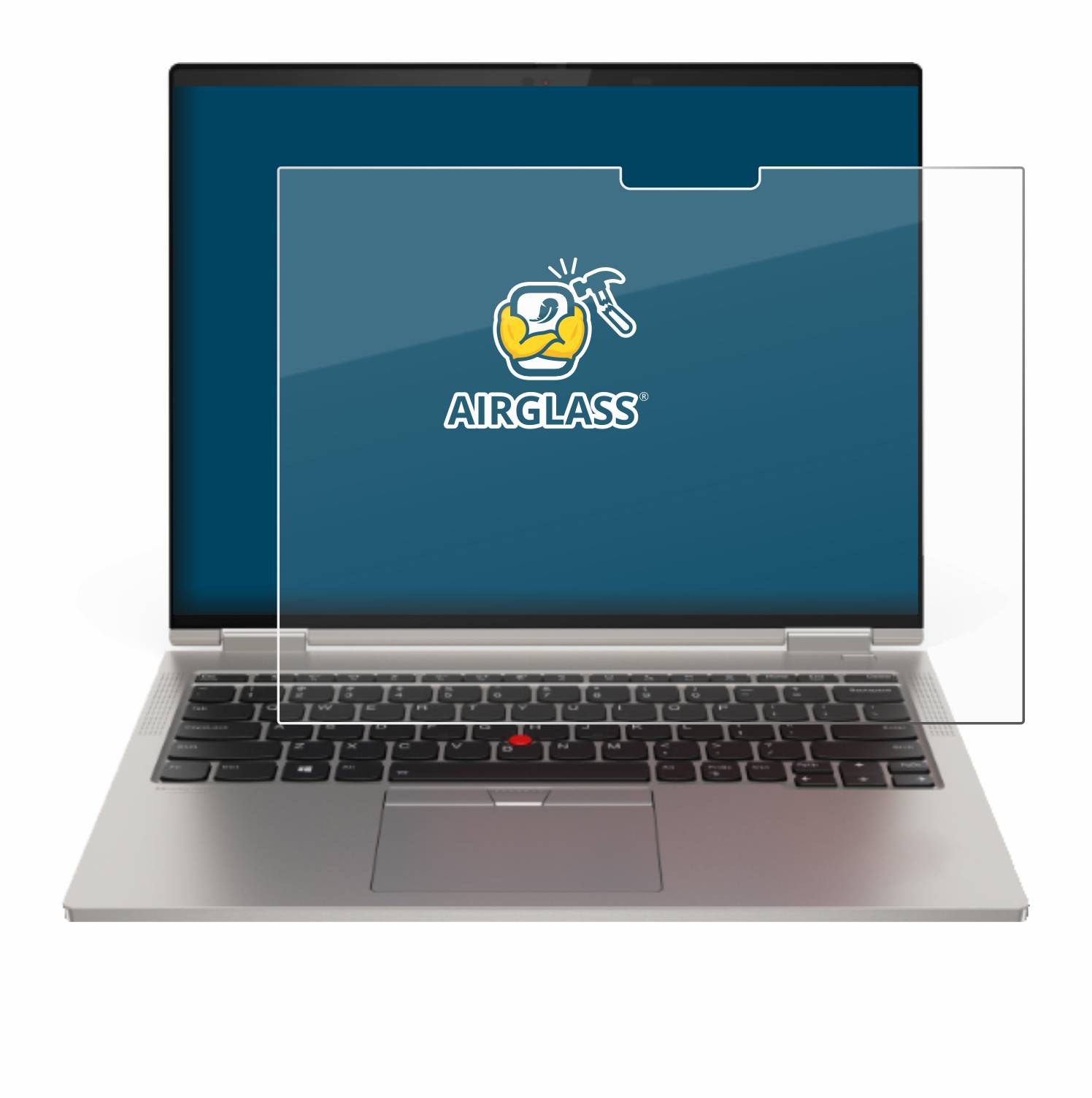 BROTECT AirGlass Schutzglas Folie für Lenovo ThinkPad X1 Titanium Yoga Gen