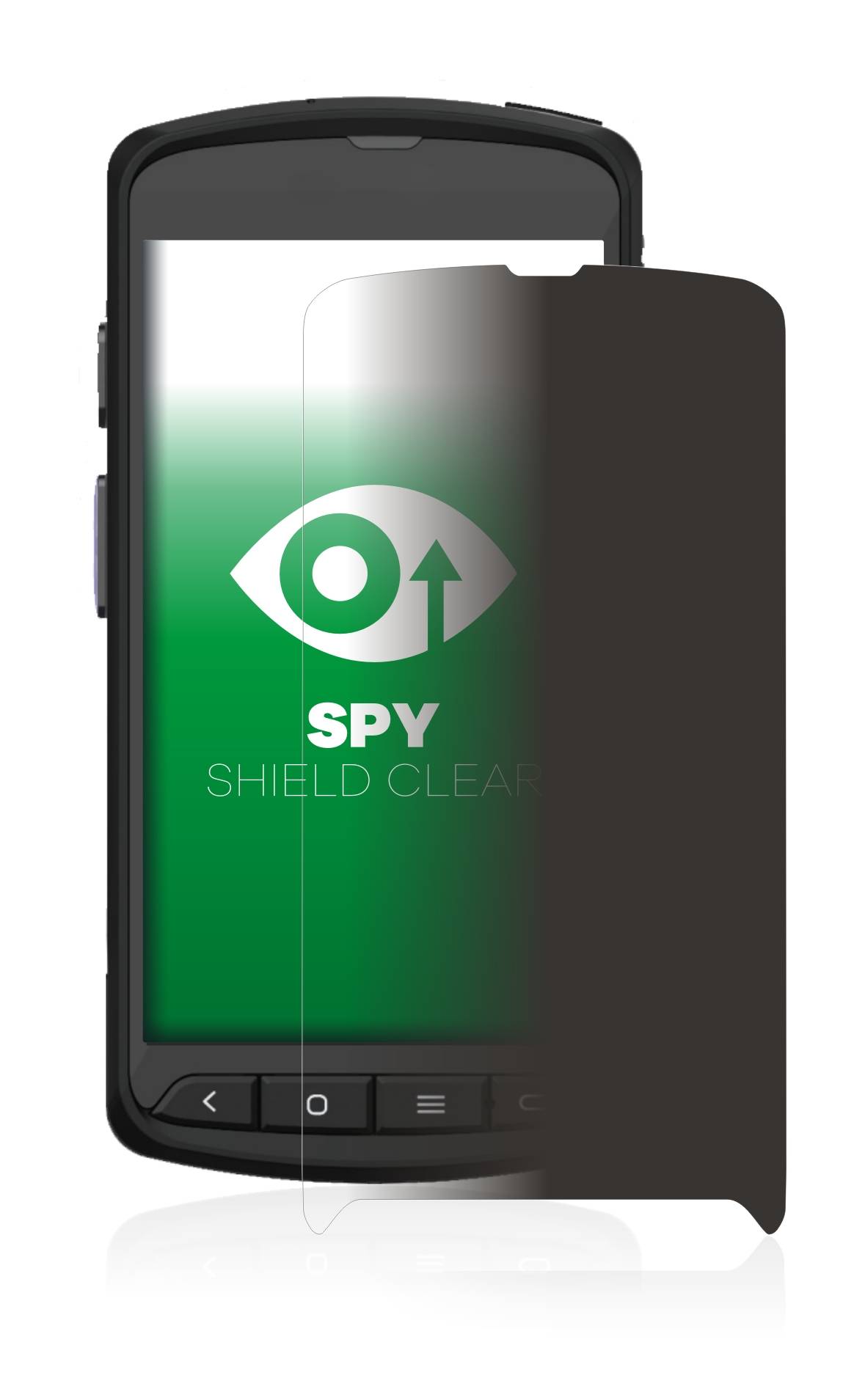 upscreen Spy Shield Clear Premium Blickschutzfolie für M3 Mobile SM