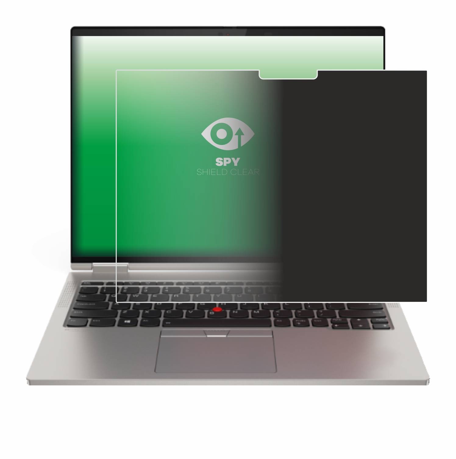 upscreen Blickschutzfolie für Lenovo ThinkPad X1 Titanium Yoga Gen 1 Anti-Spy Privacy Blaulichtschutz Sichtschutzfolie