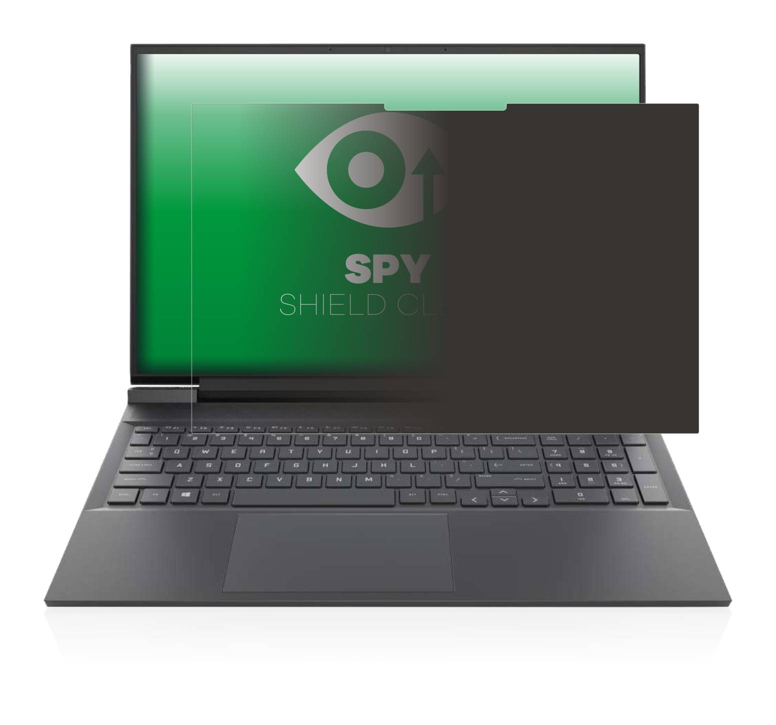 upscreen Spy Shield Clear Premium Blickschutzfolie für HP Victus