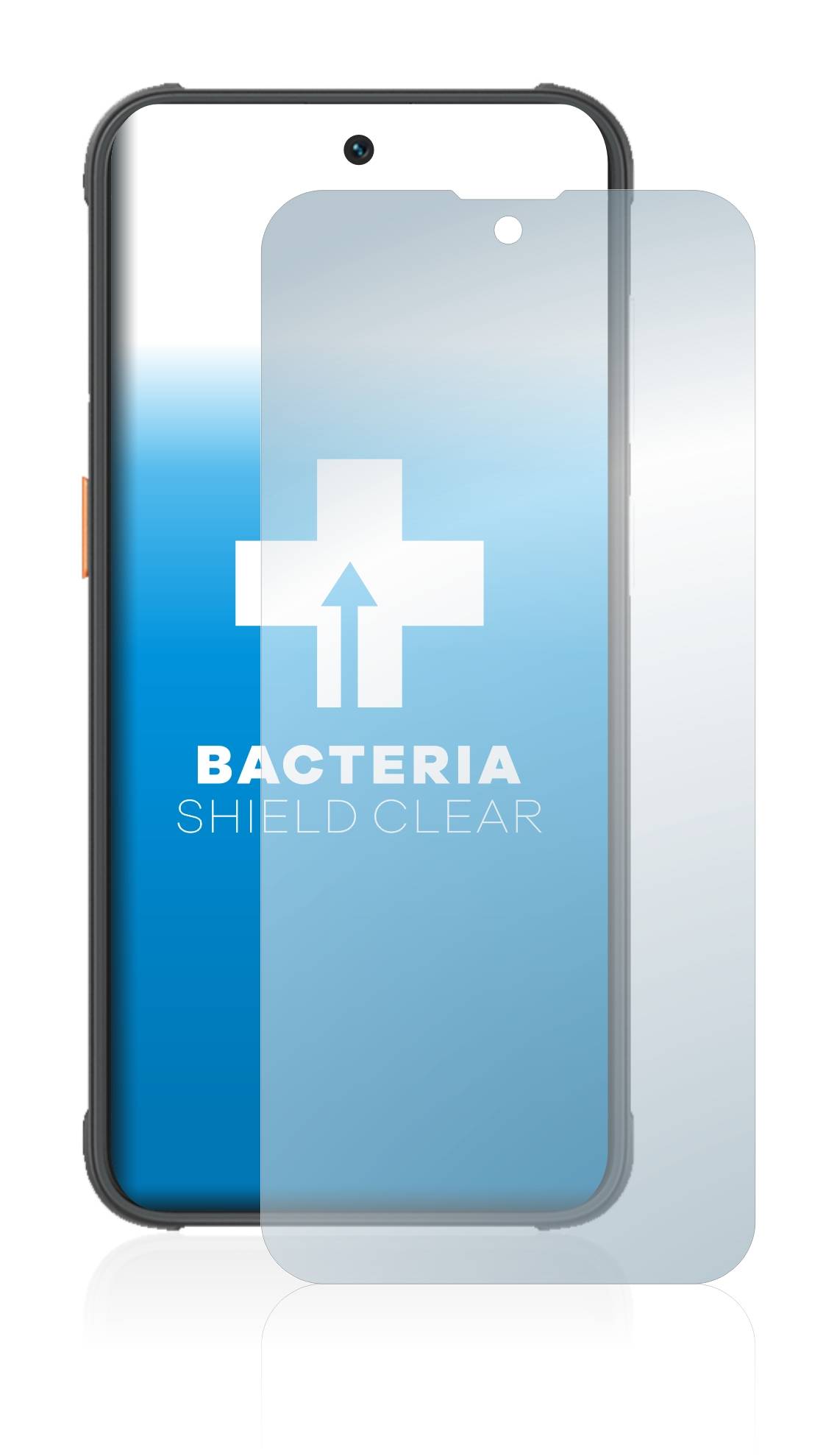 upscreen Schutzfolie für Blackview BV5200 Antibakterielle Folie Klar Anti-Kratzer