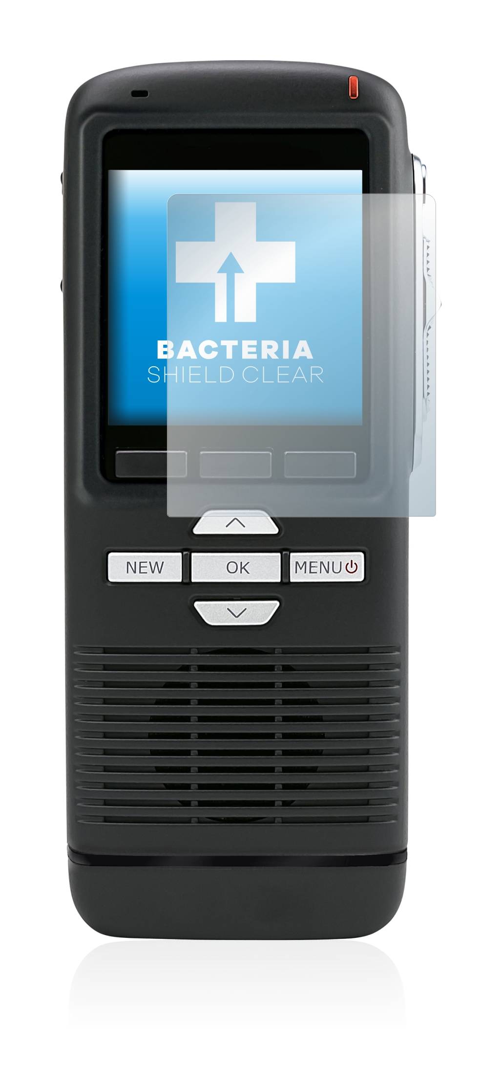 upscreen Bacteria Shield Clear Premium Antibakterielle Displayschutzfolie für Grundig Digta