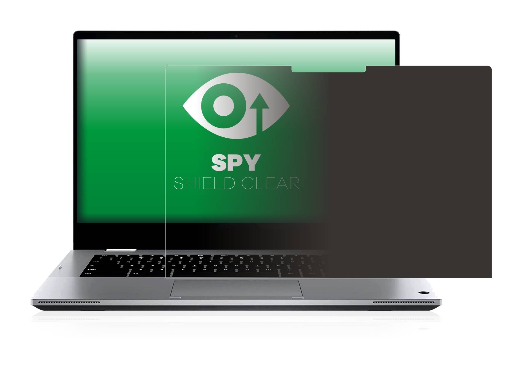 upscreen Spy Shield Clear Premium Blickschutzfolie für Asus Chromebook Flip