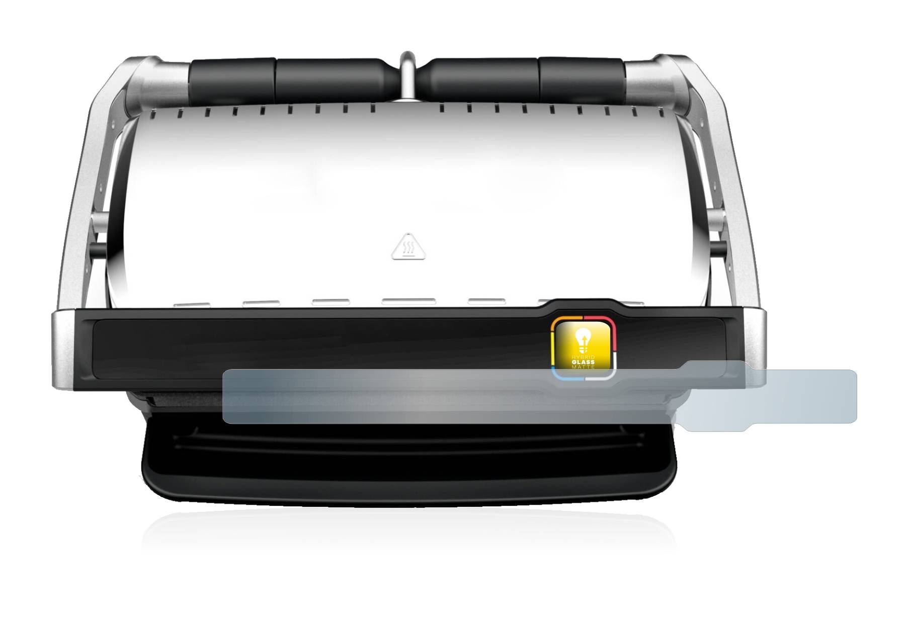 upscreen Hybrid Glass Matte Premium Schutzglas Folie für Tefal OptiGrill Elite