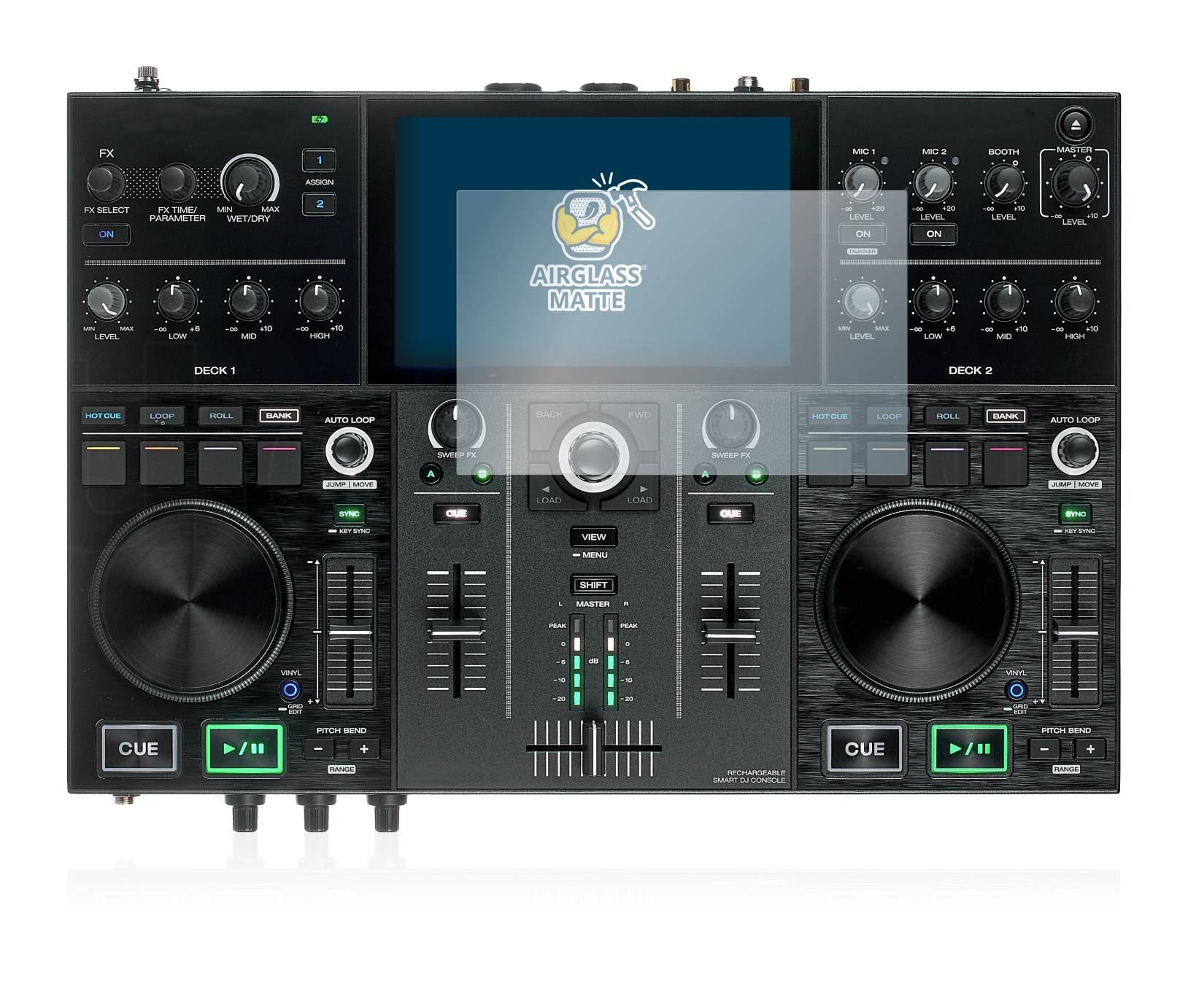 BROTECT AirGlass Matte Schutzglas Folie für Denon DJ Prime