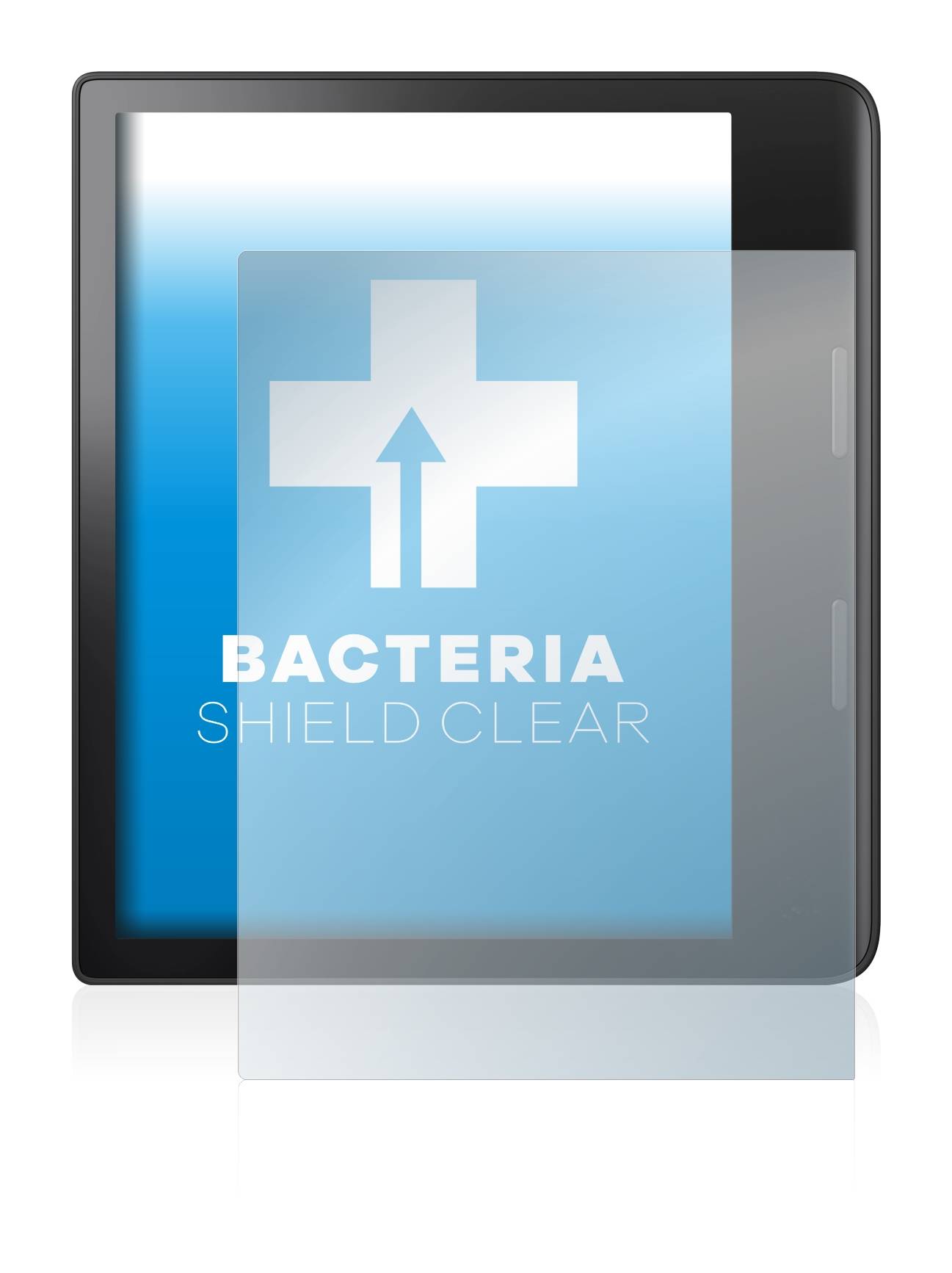 upscreen Bacteria Shield Clear Premium Antibakterielle Displayschutzfolie für Tolino Epos