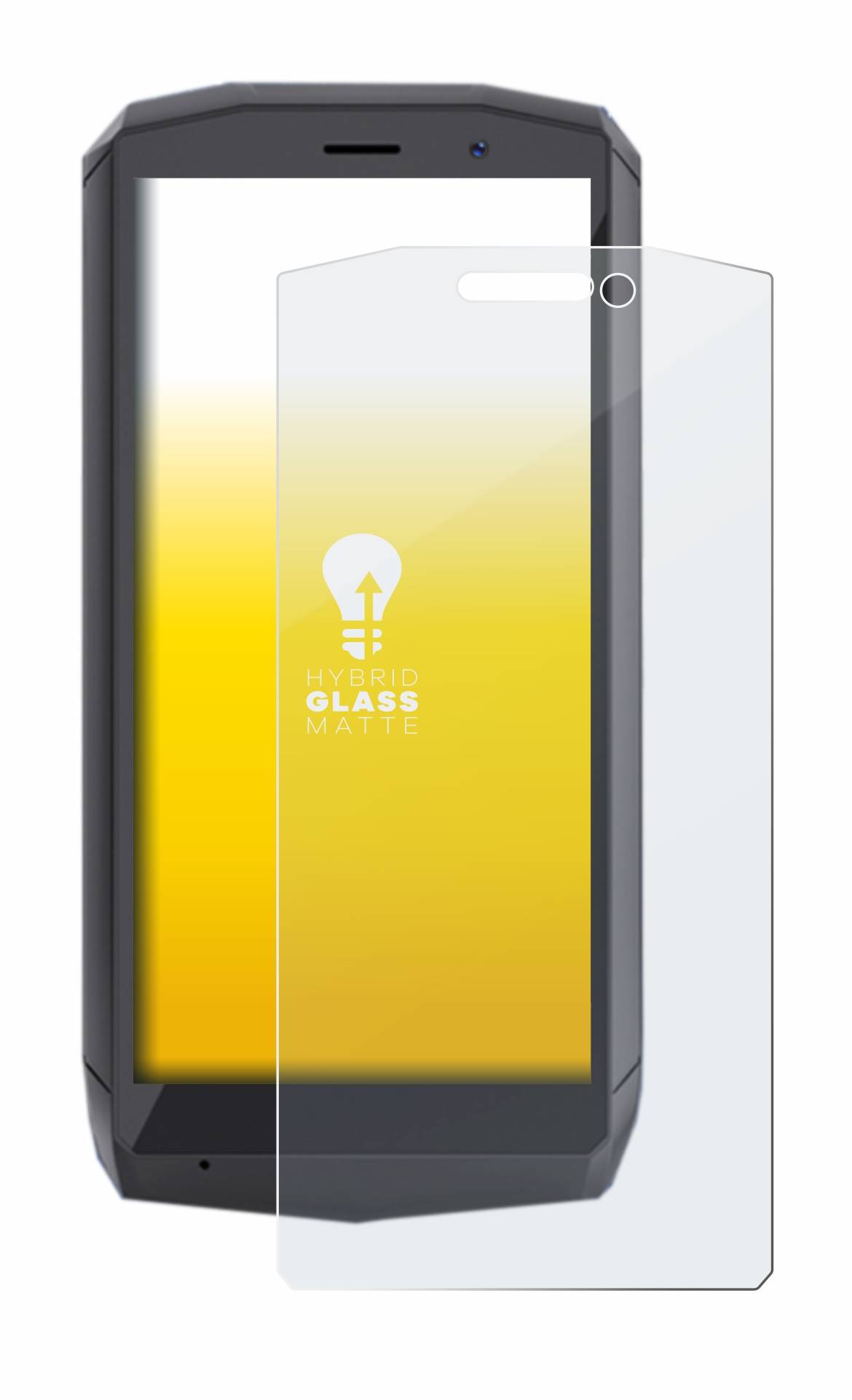 upscreen Flexible Schutz Glas Folie für Cubot Pocket Schutzglas 9H Hybridglas Matt Entspiegelt