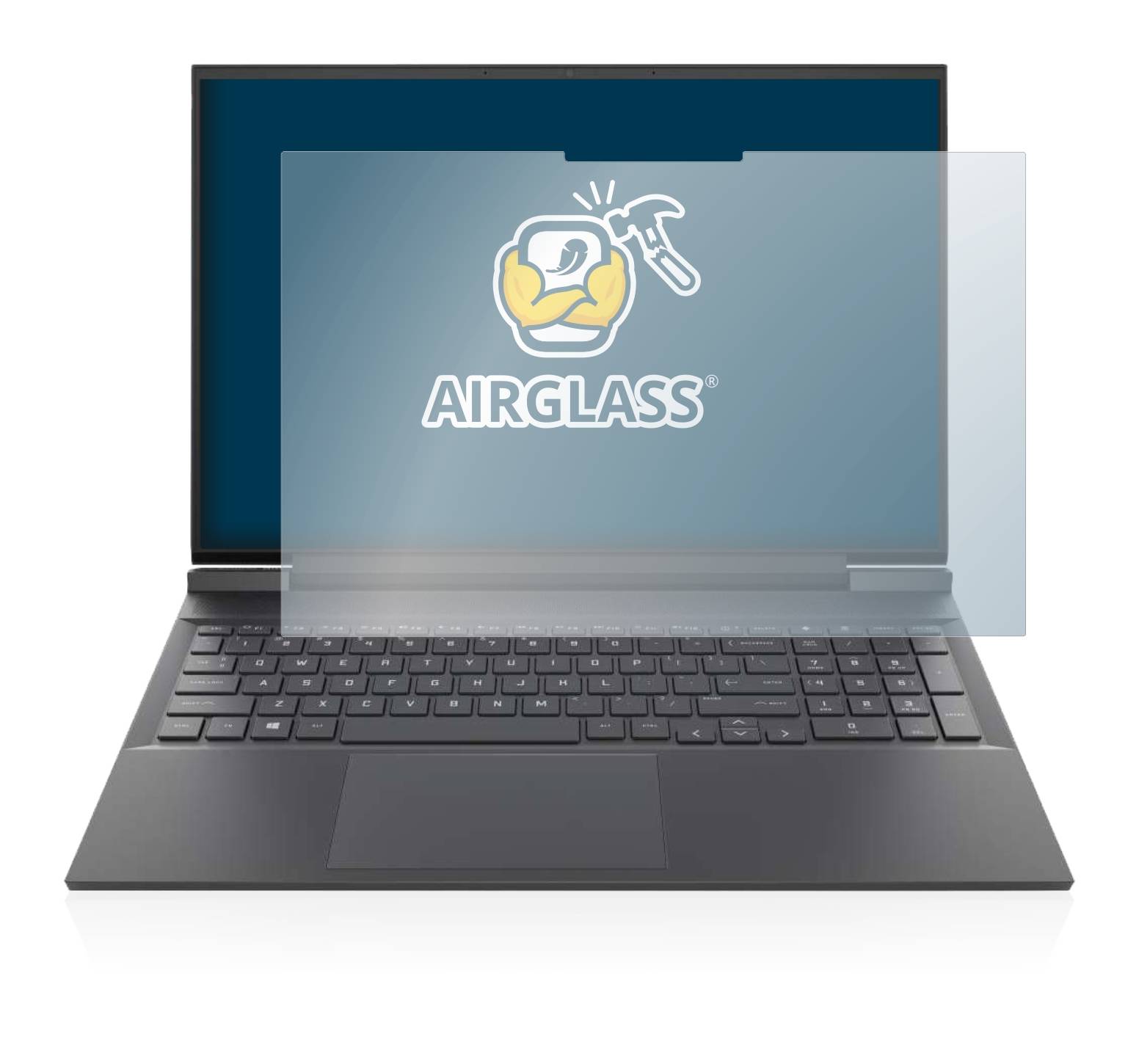 BROTECT AirGlass Schutzglas Folie für HP Victus