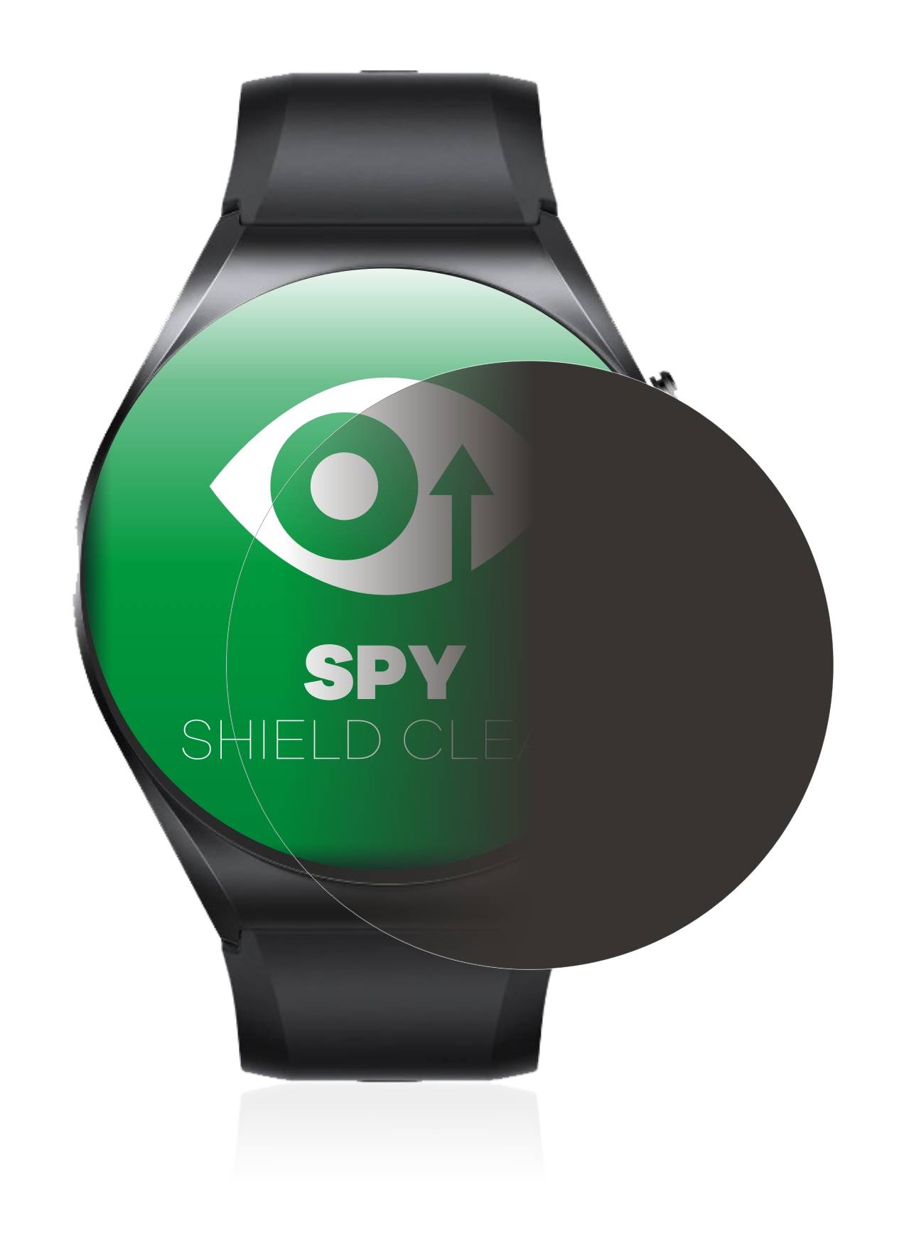 upscreen Spy Shield Clear Premium Blickschutzfolie für Xiaomi Watch S1